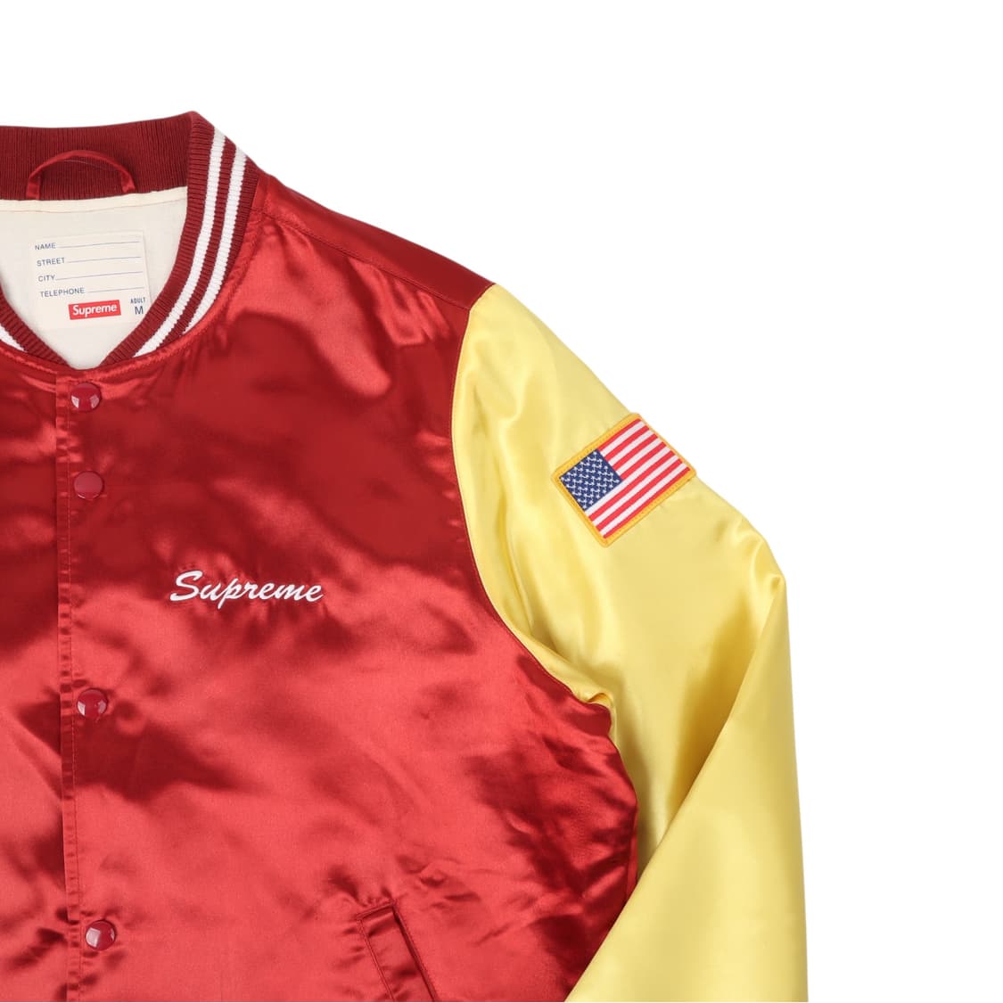 슈프림 새틴 베이스볼 자켓 상품이미지3