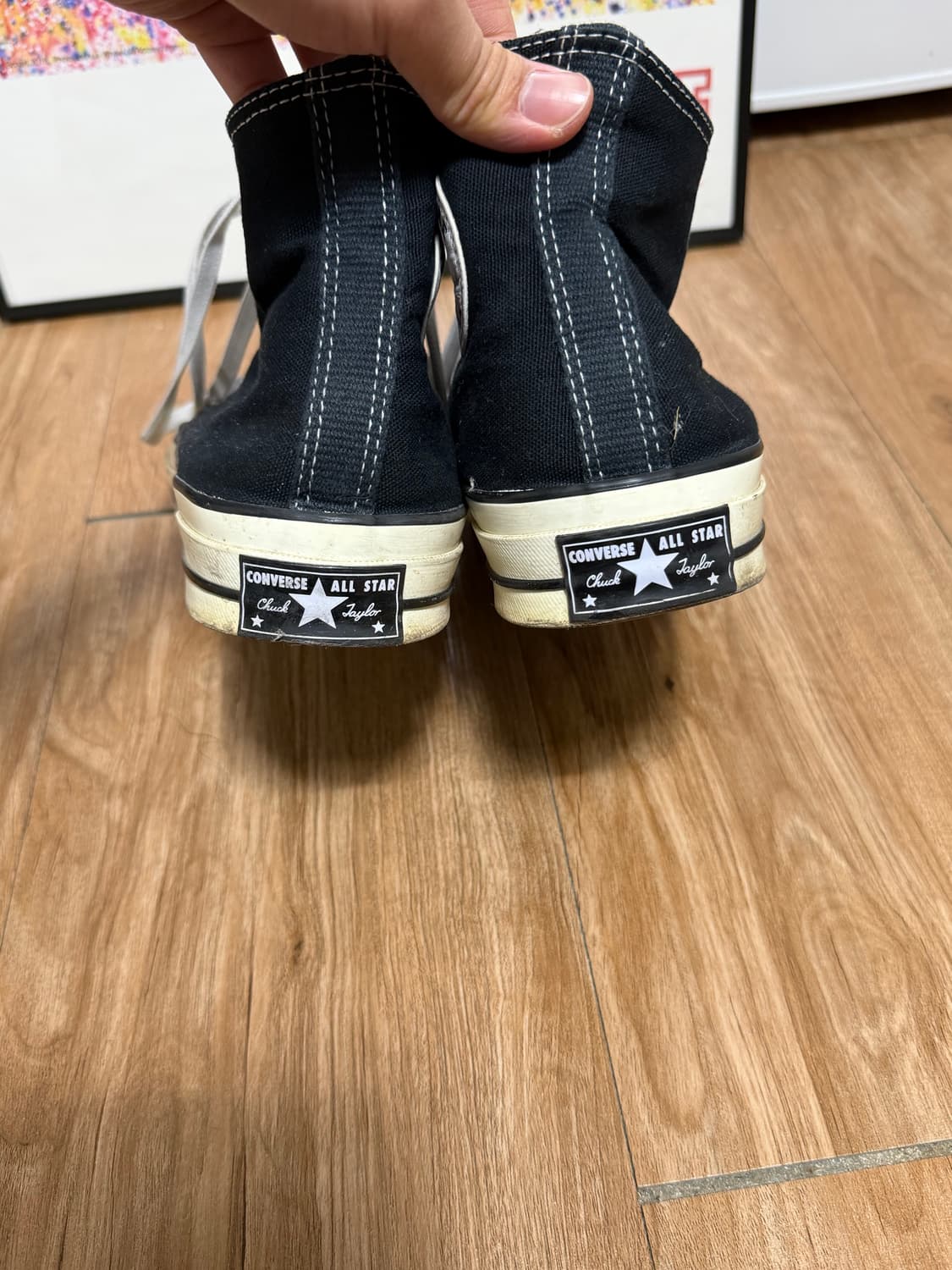 컨버스 척테일러 하이 블랙 상품이미지4