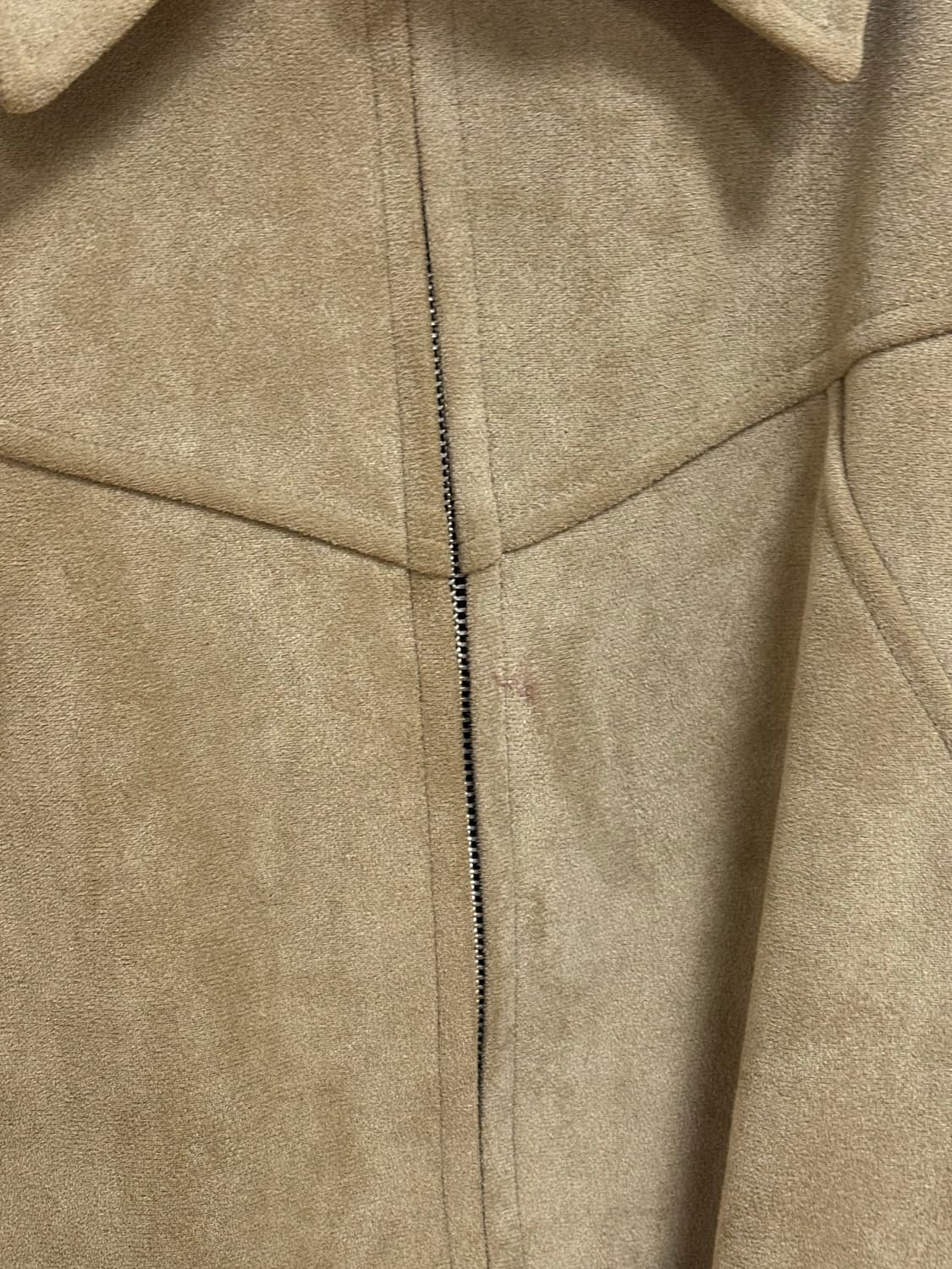 블랙업 큐로이 절개 스웨이드 점퍼 상품이미지6