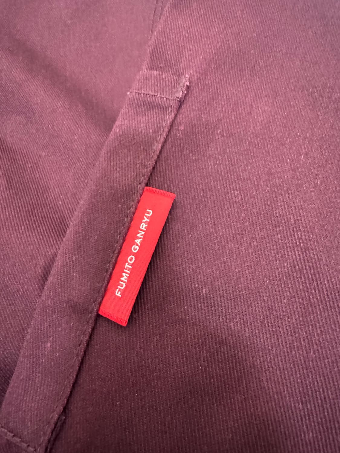 [L] 후미토간류 x 디키즈 버건디 아이젠하워 자켓 상품이미지4