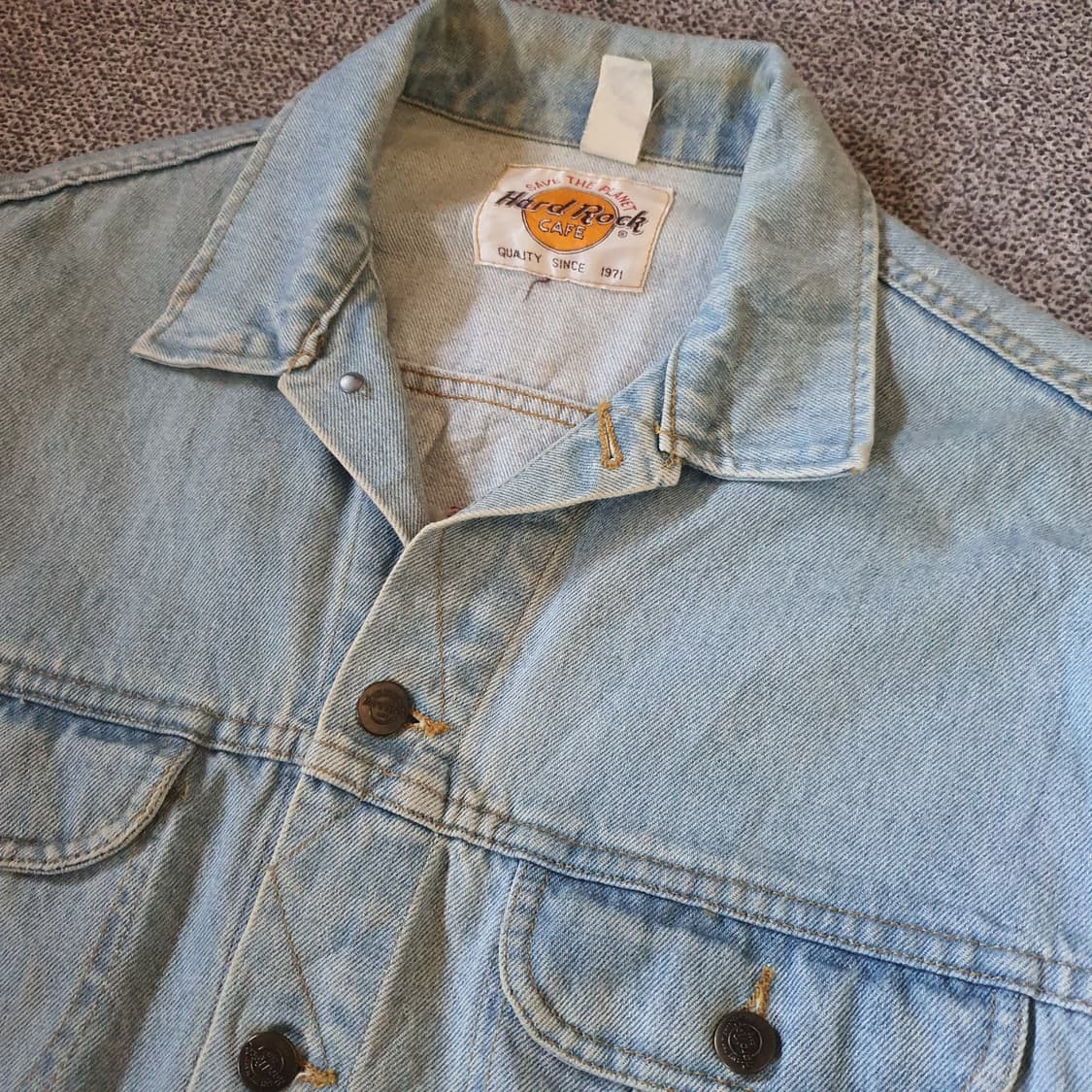 90s Hard Rock Cafe Las Vegas 데님 자켓 no.45 상품이미지4