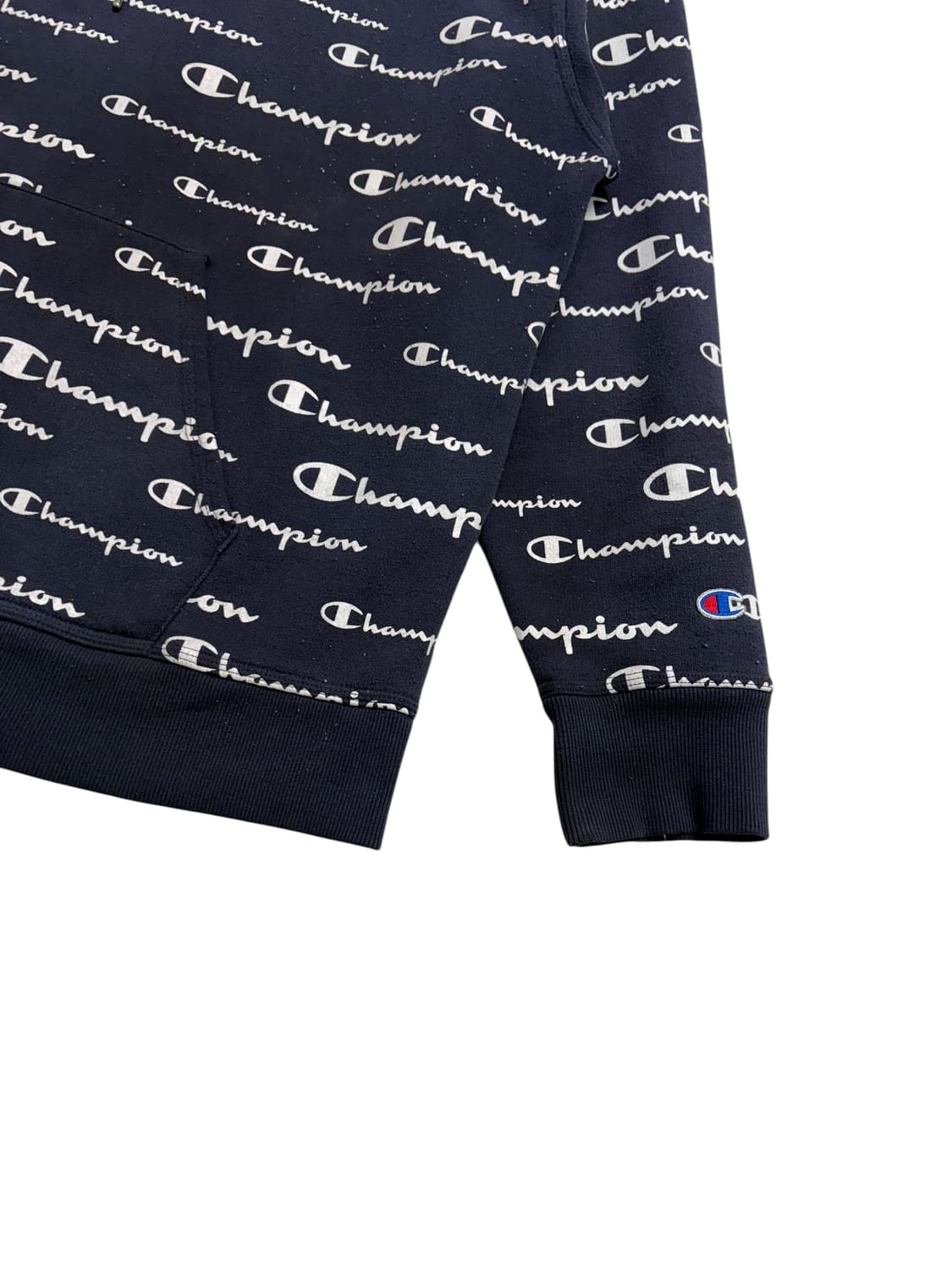 챔피온 리버스위브 후드티 네이비 상품이미지3