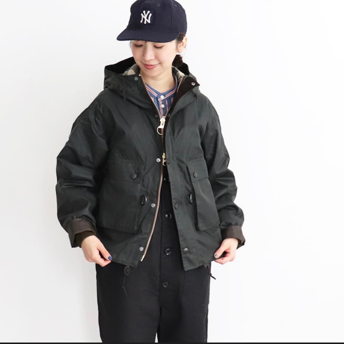 [40] 바버 캡틴선샤인 숏 후드 자켓 상품이미지2