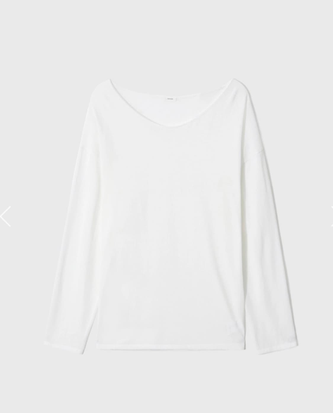 모노하 U-Neck Long Sleeve Knit (Ivory)  상품이미지2