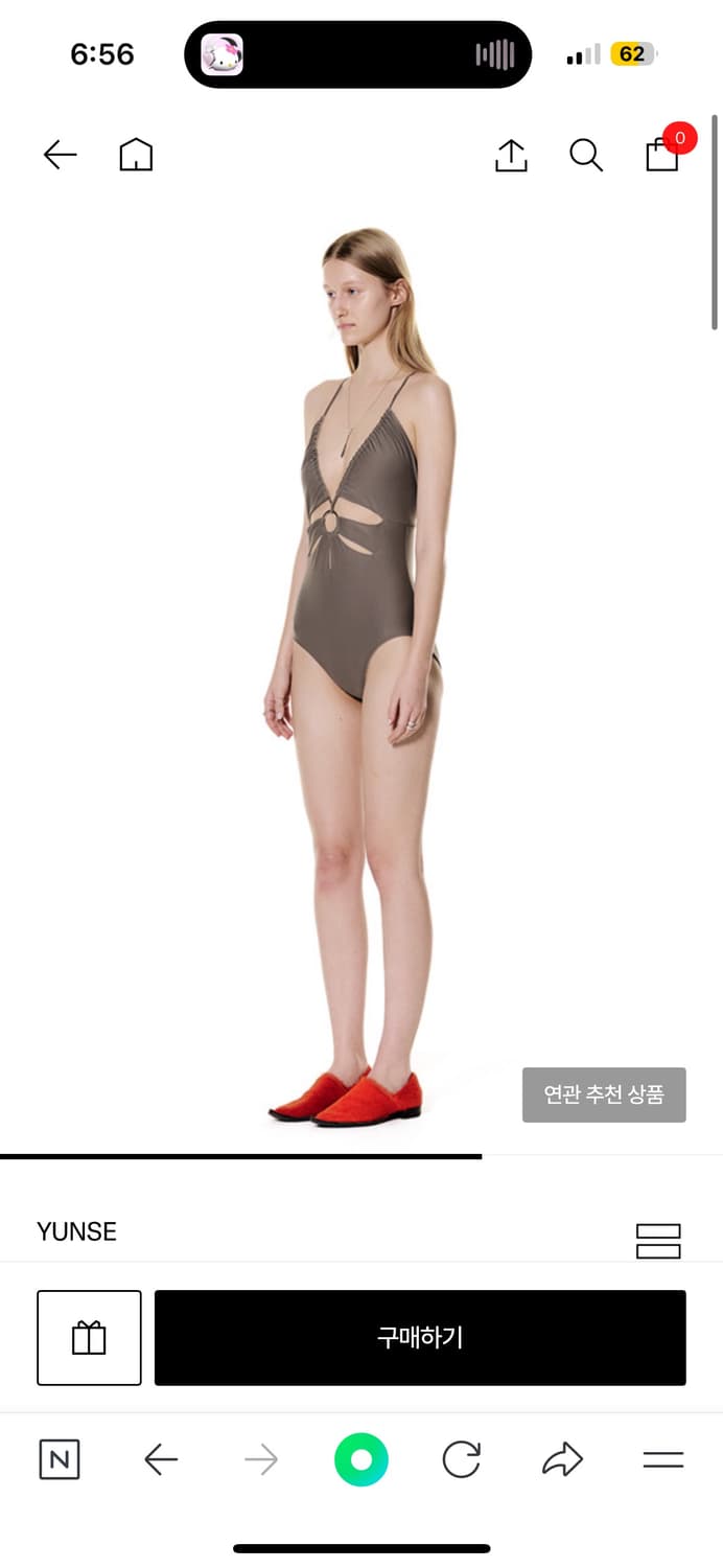 윤세 모노키니 새상품 s 상품이미지2