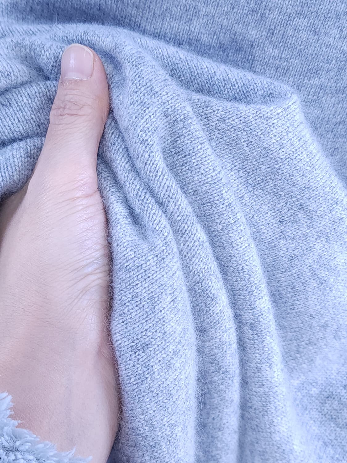 캐시미어100% 반목니트 상품이미지7