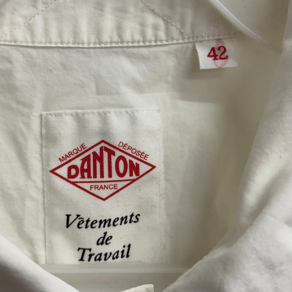 프랑스 단톤 스몰 와펜 반팔 하프 셔츠 (42) 상품이미지2