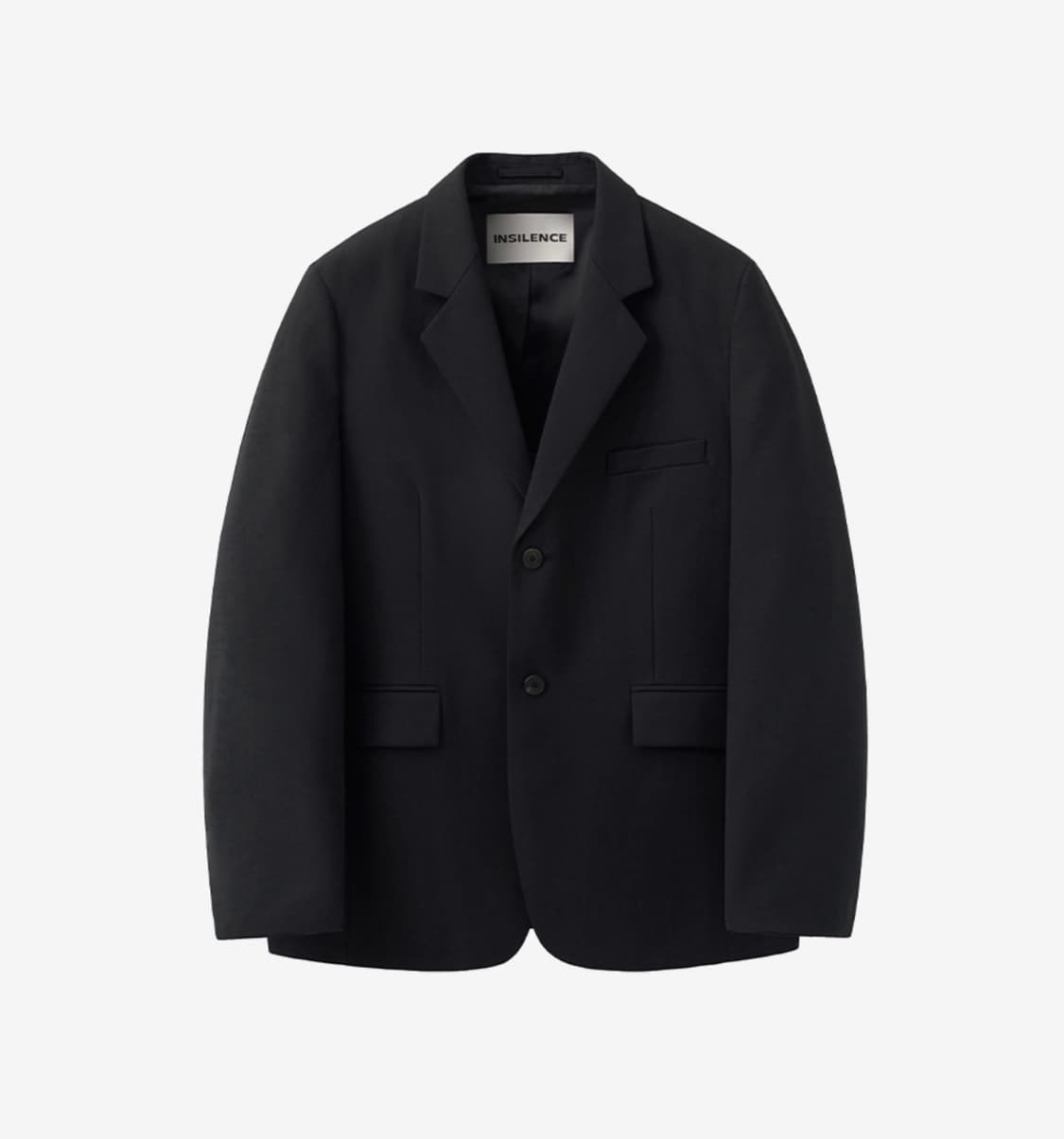 (L) 인사일런스 오버사이즈 울 블레이저 블랙 상품이미지1