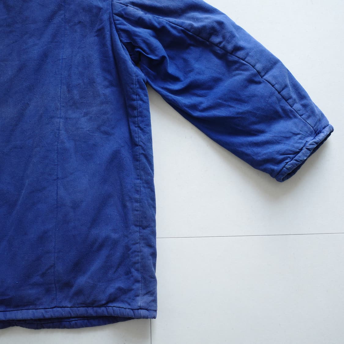 70s 빈티지 프렌치 워크웨어 패딩 코트 잉크블루 (100) 프랑스생산 상품이미지8