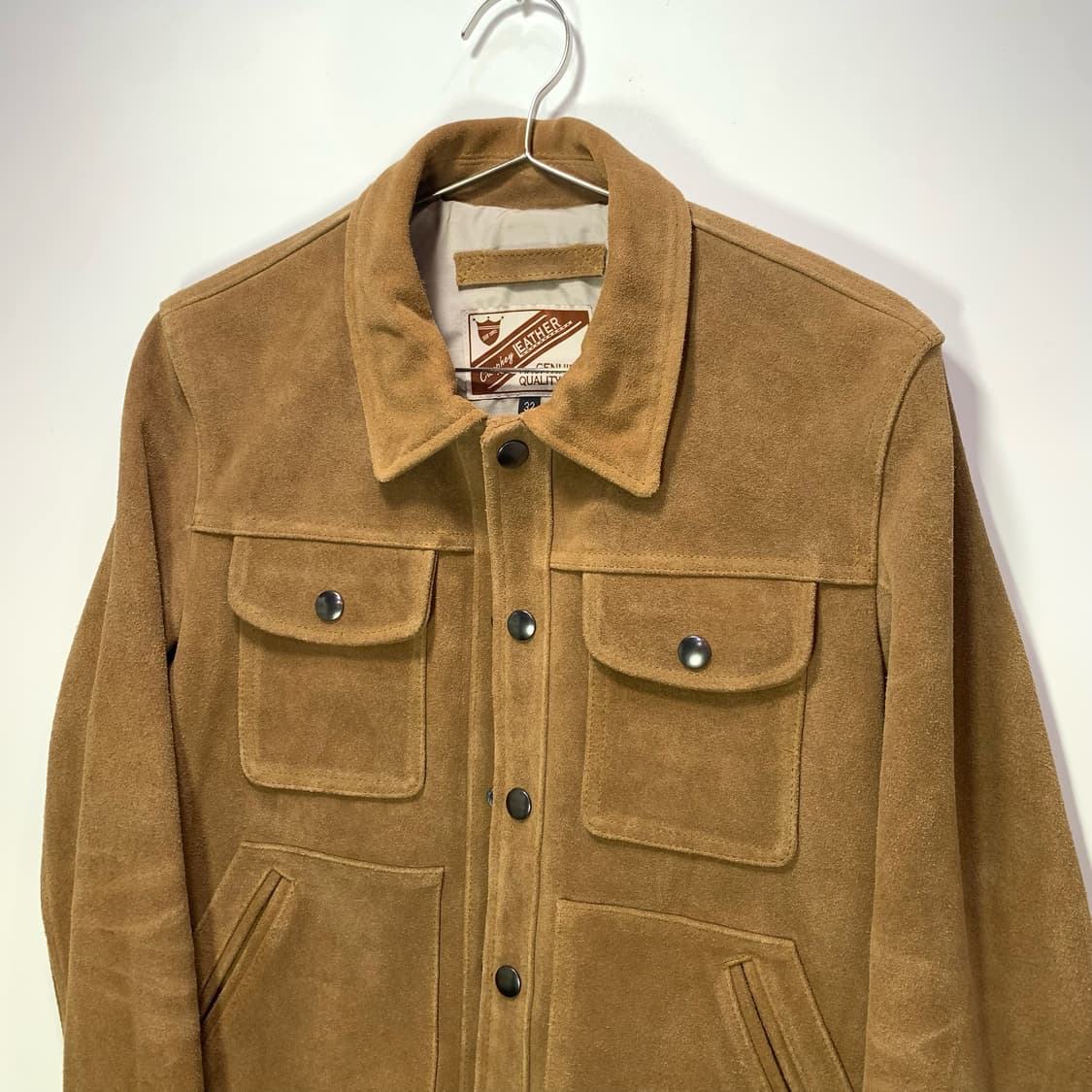 카멜 스웨이드 자켓 상품이미지2