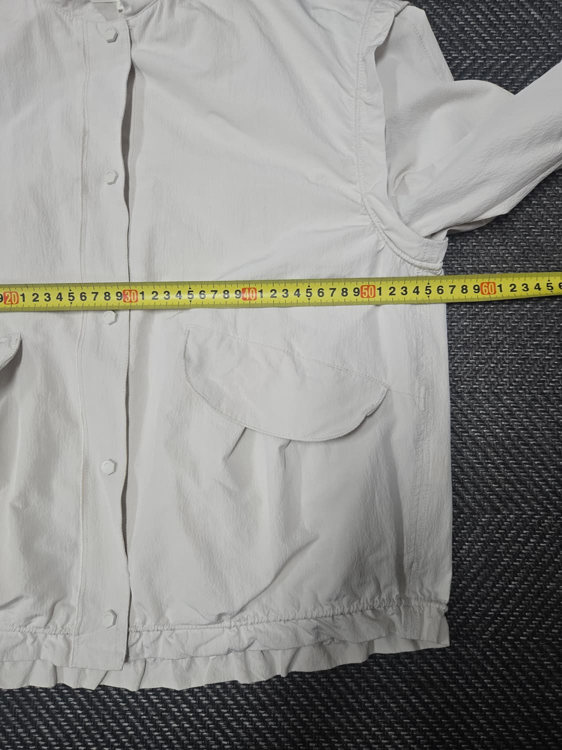 지컷 아이보리 자켓 오버핏 점퍼 상품이미지7