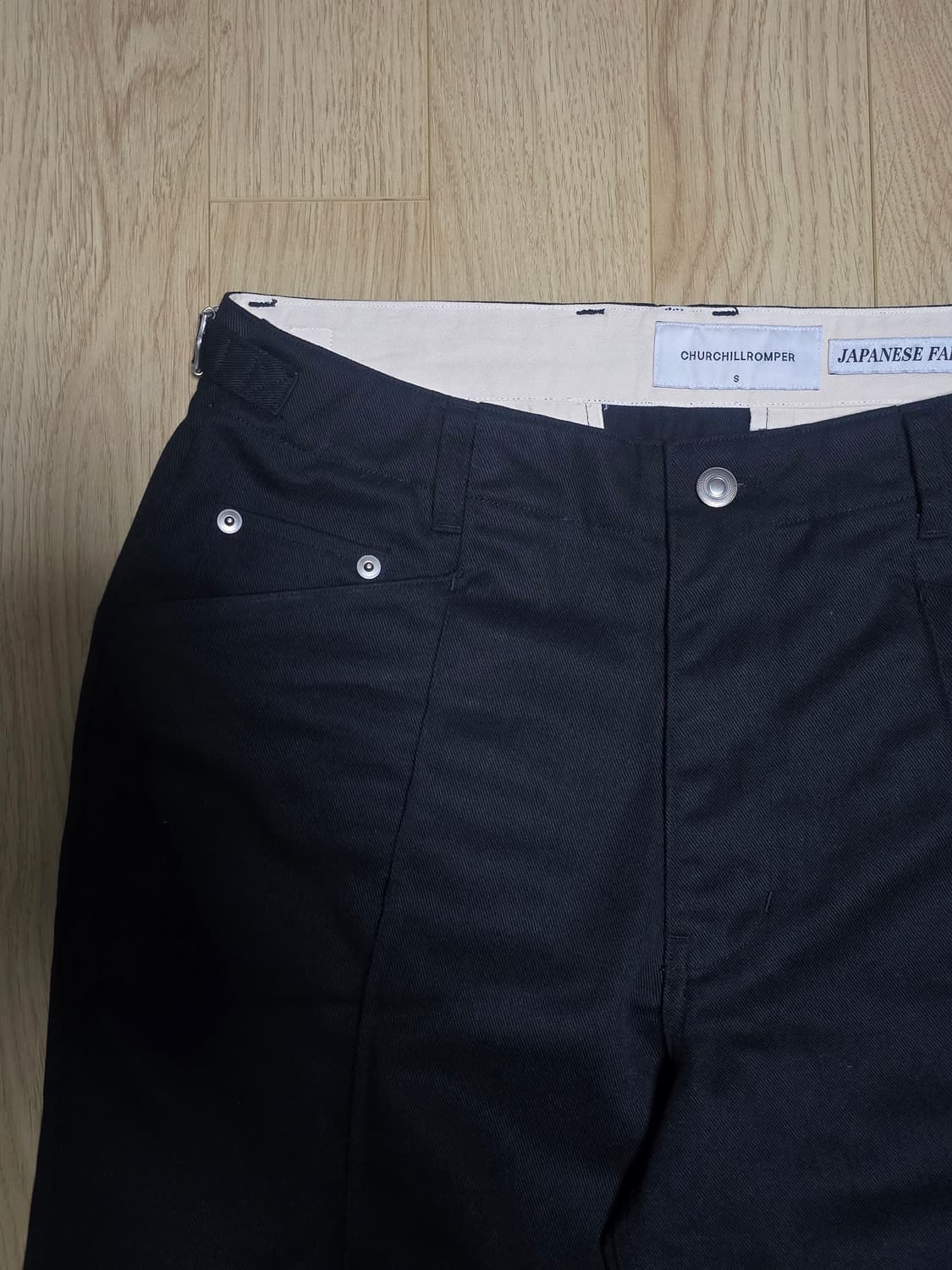 Churchillromper 처칠롬퍼 블랙 팬츠 S 상품이미지2