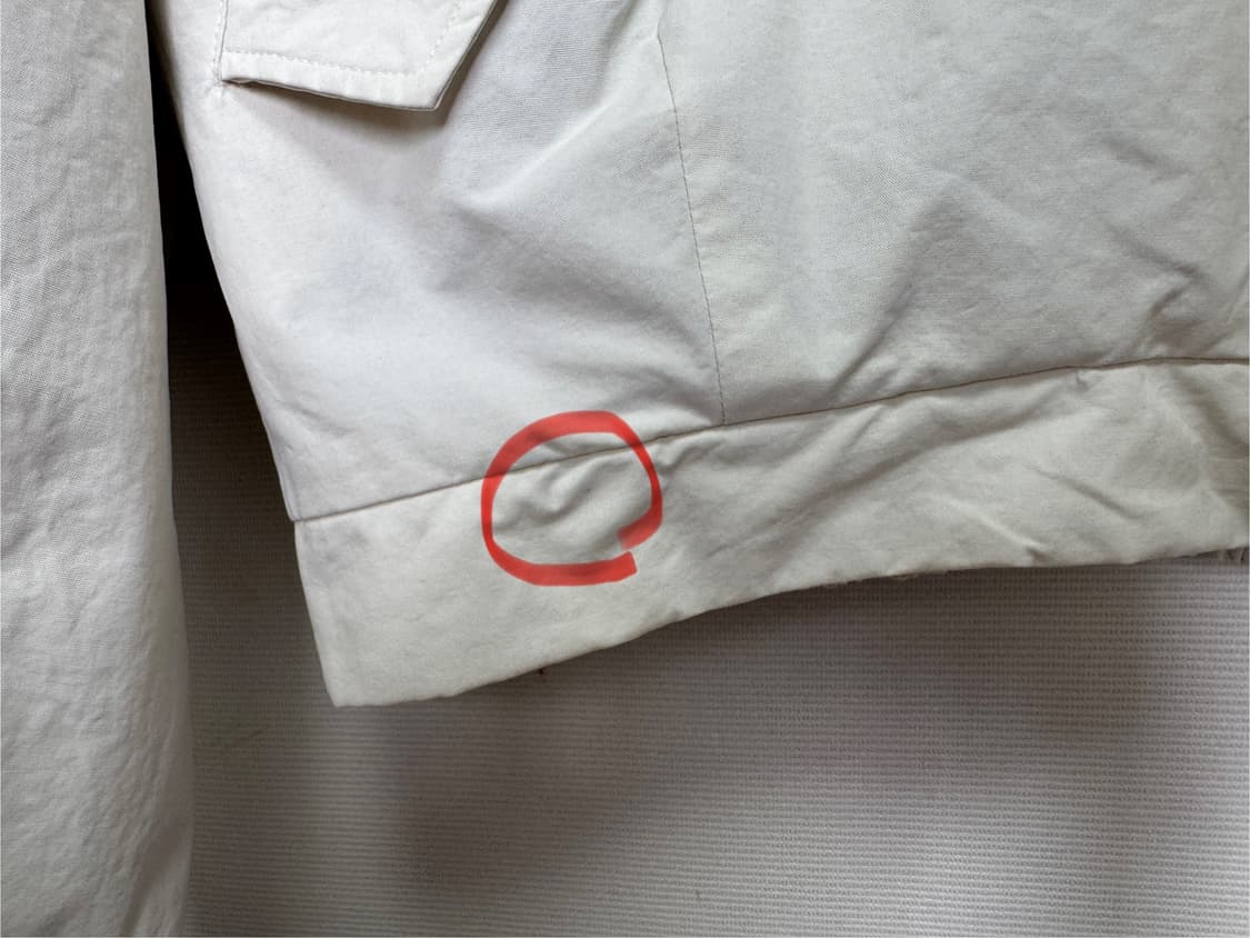 [M] 아모멘토 23fw 나일론 패디드 점퍼 에크루 상품이미지5