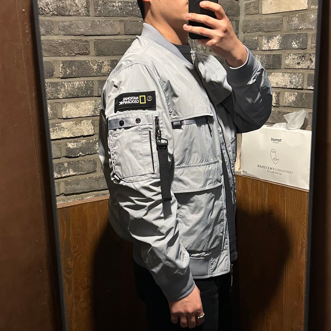 XL) 내셔널지오그래픽 와펜 유틸리티 바람막이 자켓 상품이미지10