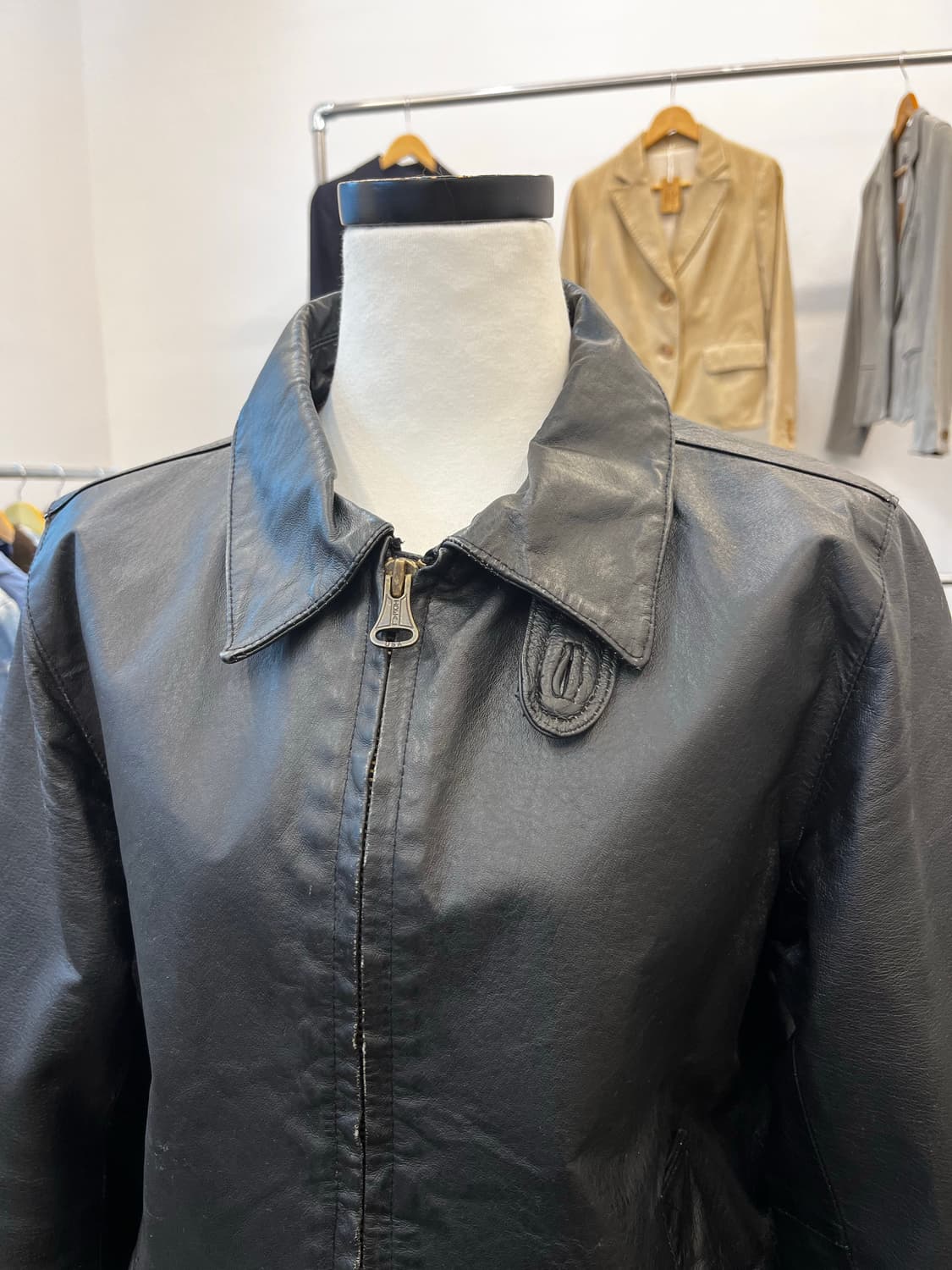 Mangrove 피그 스킨 레더 자켓 상품이미지3