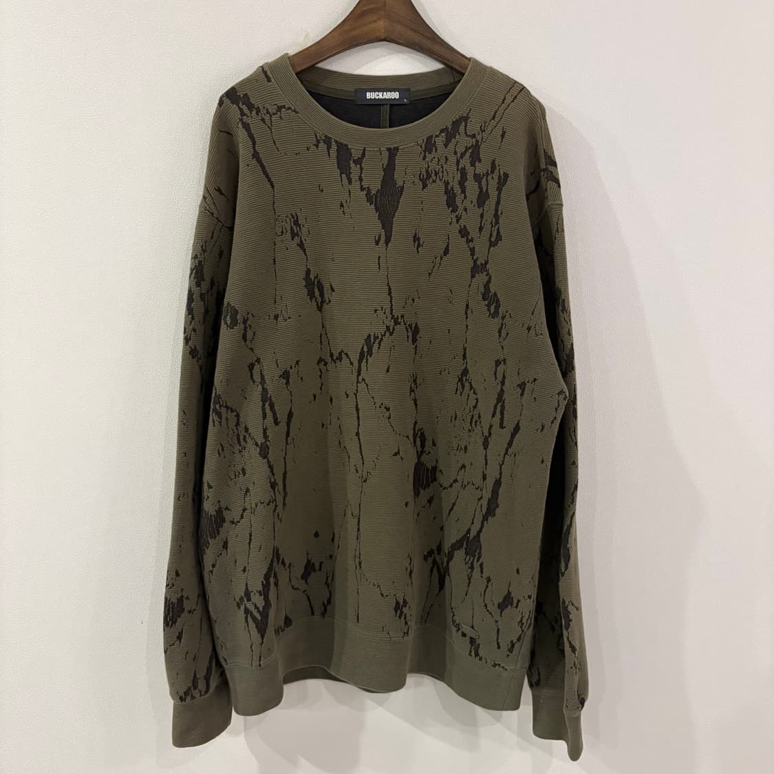 BUCKAROO 카키색 맨투맨 L 상품이미지1