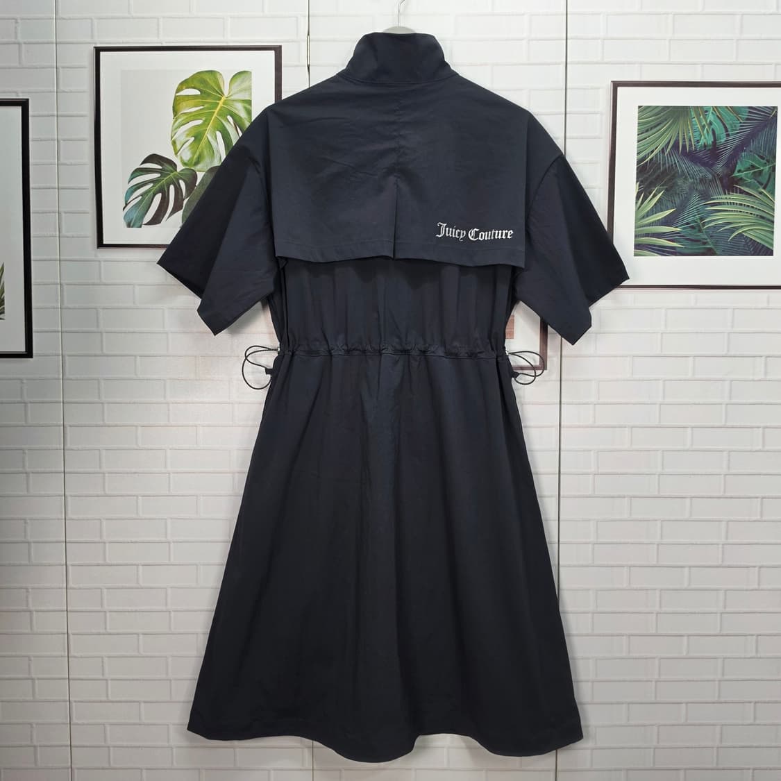 쥬시 꾸뛰르 아노락 반팔 집업 롱 자켓 원피스 L 100사이즈 새상품급 상품이미지6