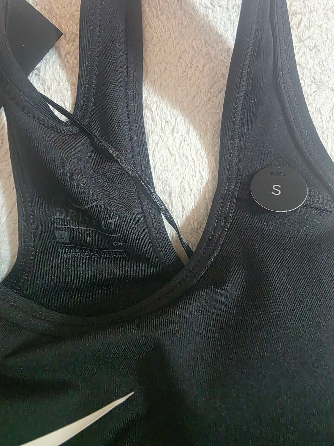 나이키 클래식 스포츠 브라 블랙 S 새상품 상품이미지4