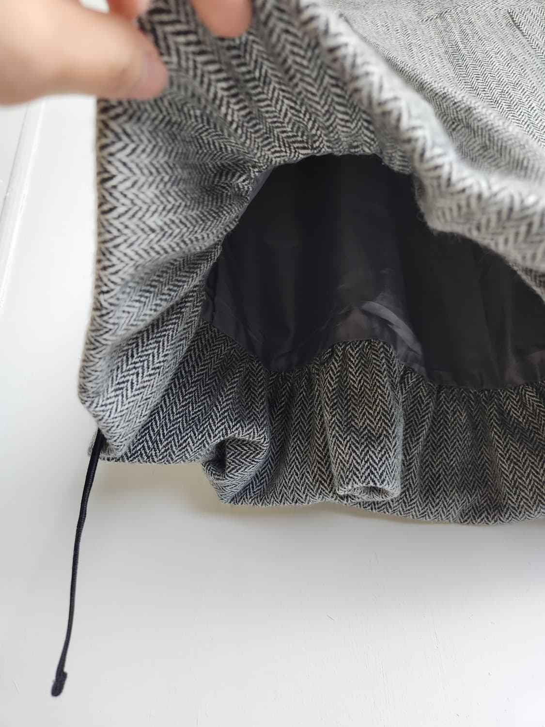 헤링본 볼륨 스커트 상품이미지9