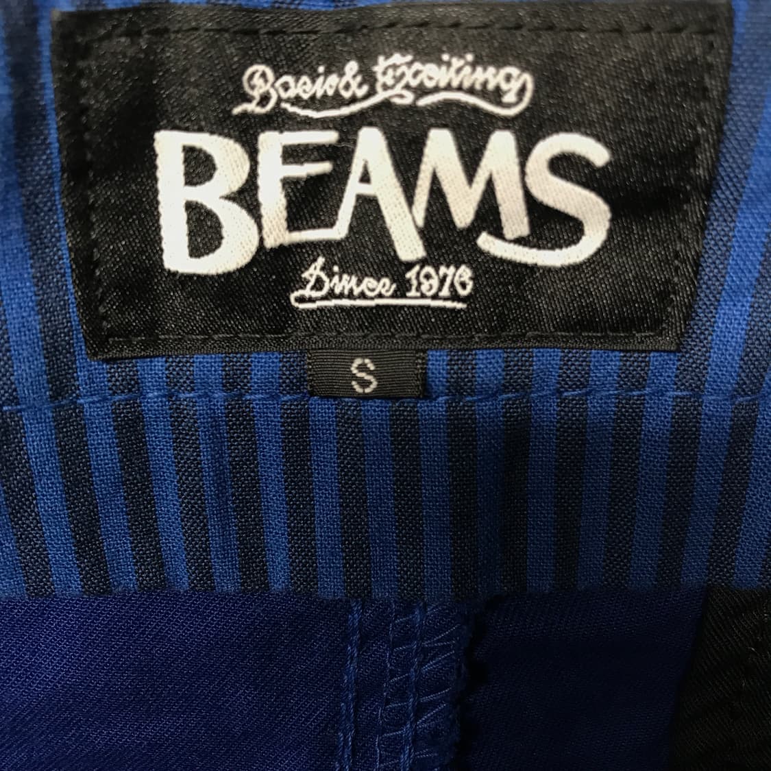 빔즈 코튼 팬츠 블루 S 상품이미지5