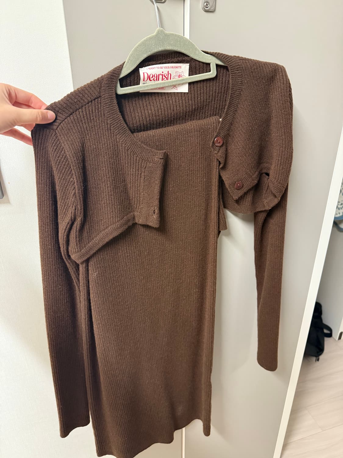 디어리쉬 원피스+가디건 세트 상품이미지4