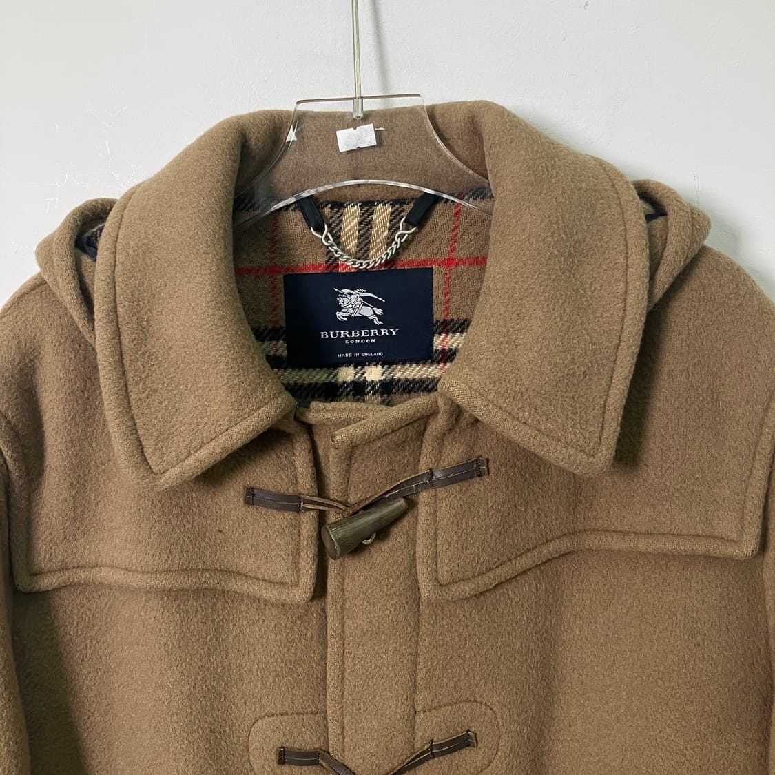 버버리 런던 카멜 울 더플 코트 상품이미지4
