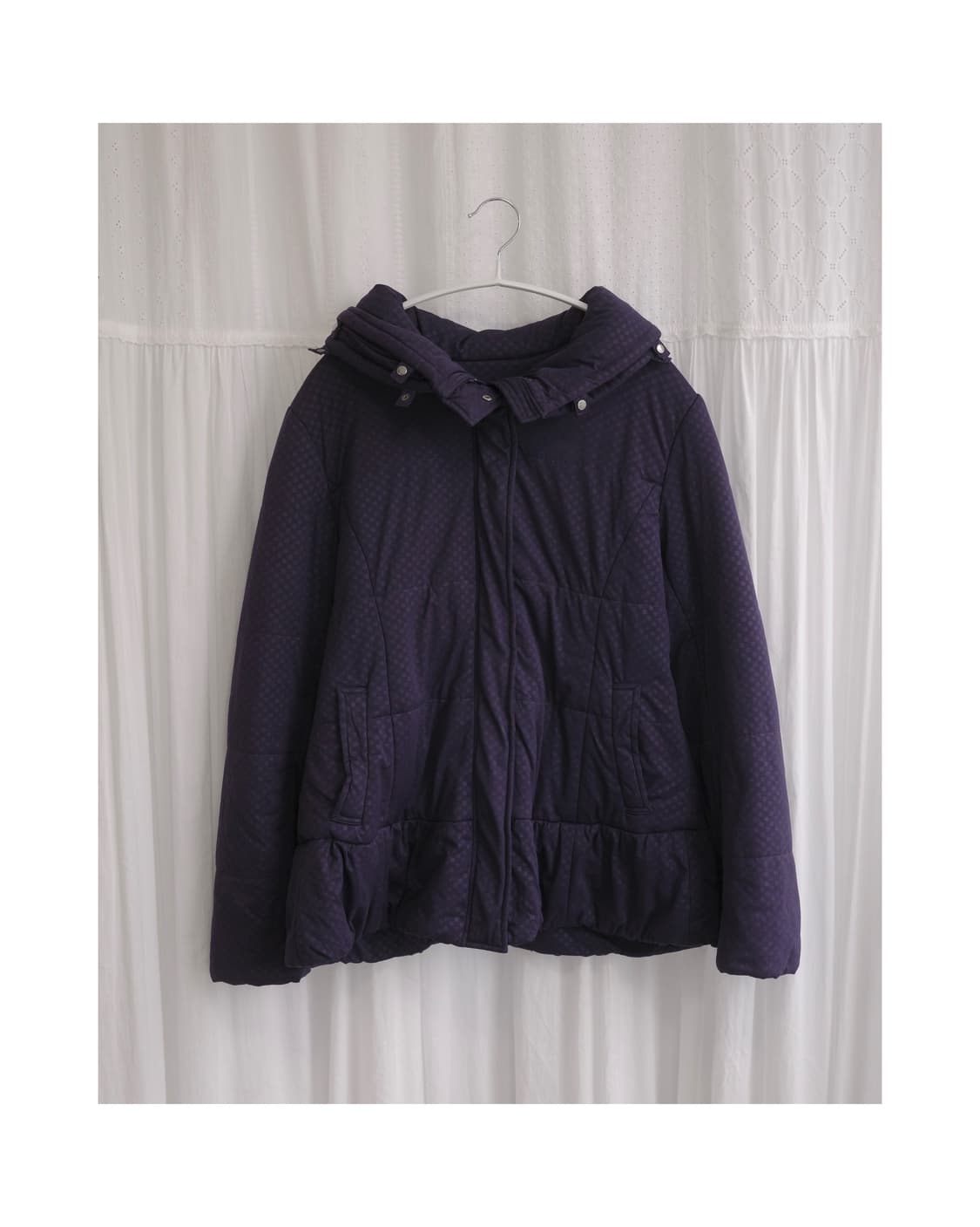 Purple shirring padding 상품이미지1