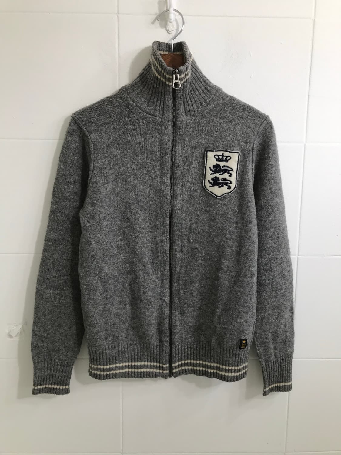 스카치 앤 소다 와펜 그레이 니트 집업 상품이미지4