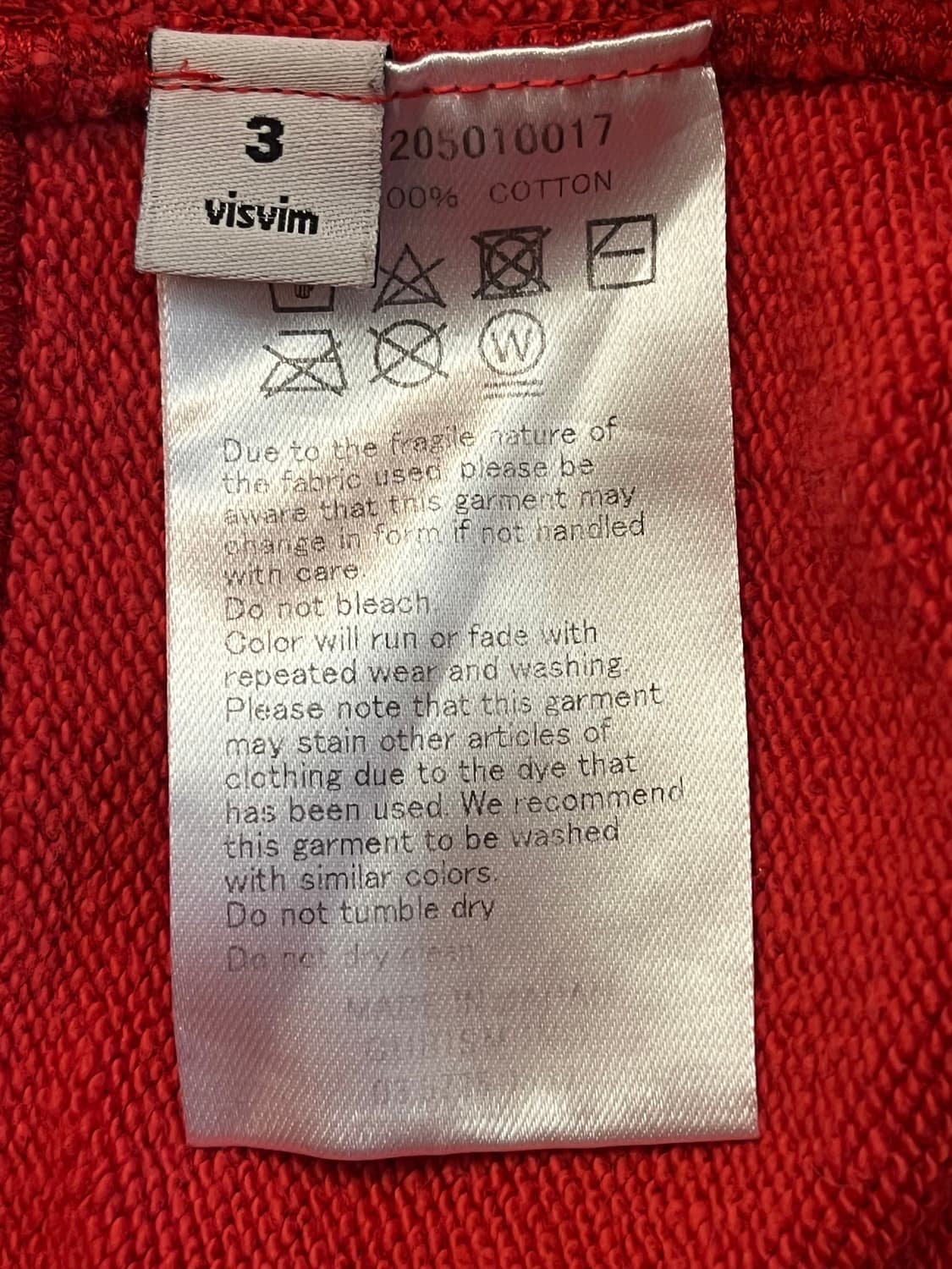 VISVIM JUMBO SB CREW SWEAT SHIRTS 3 상품이미지6