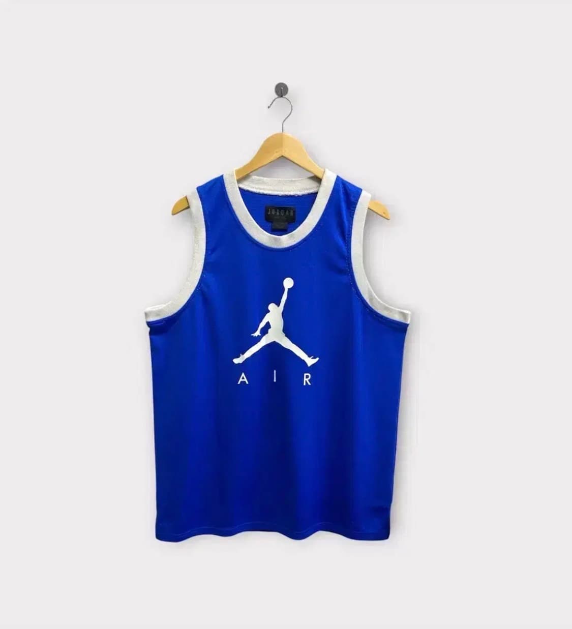 조던 에어 베스킷볼 져지 블루 화이트 L 상품이미지1