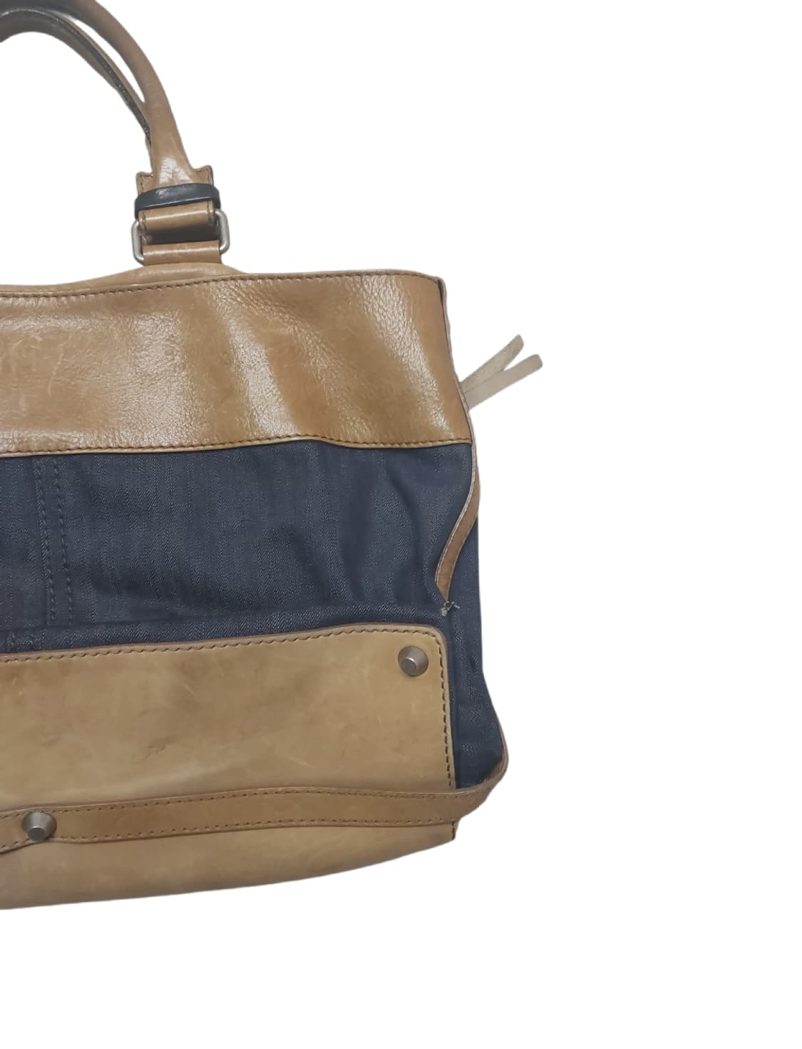 끌로에 데님 레더 토트백 (정품) 상품이미지7