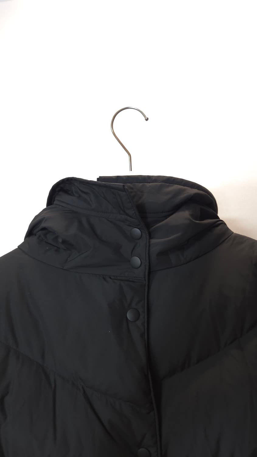 한섬 시스템 2021  구스다운 스트링 오버핏 후드 패딩 55~66 상품이미지3