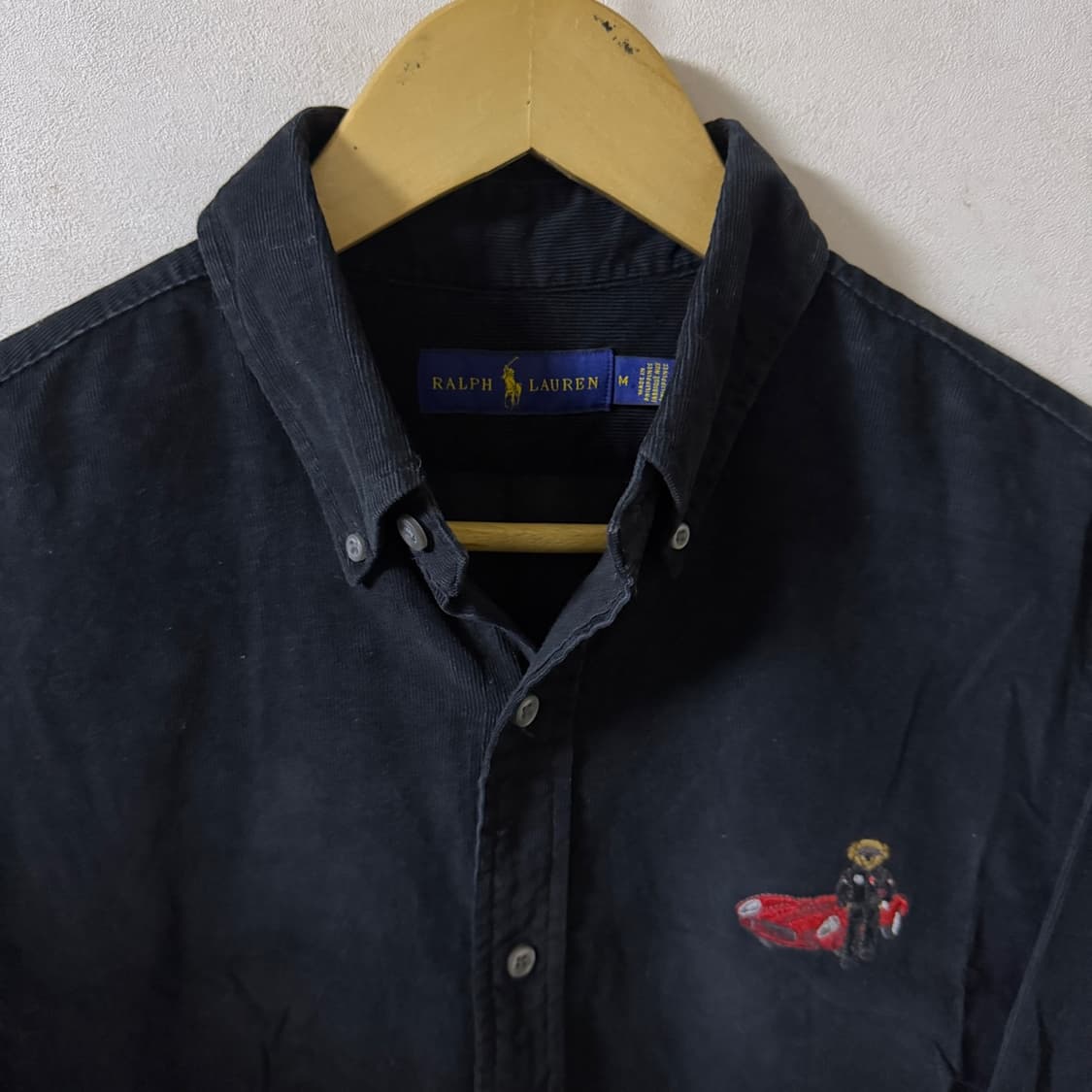 폴로 랄프로렌 베어 레이싱 코듀로이 셔츠 M (100정도) 상품이미지3