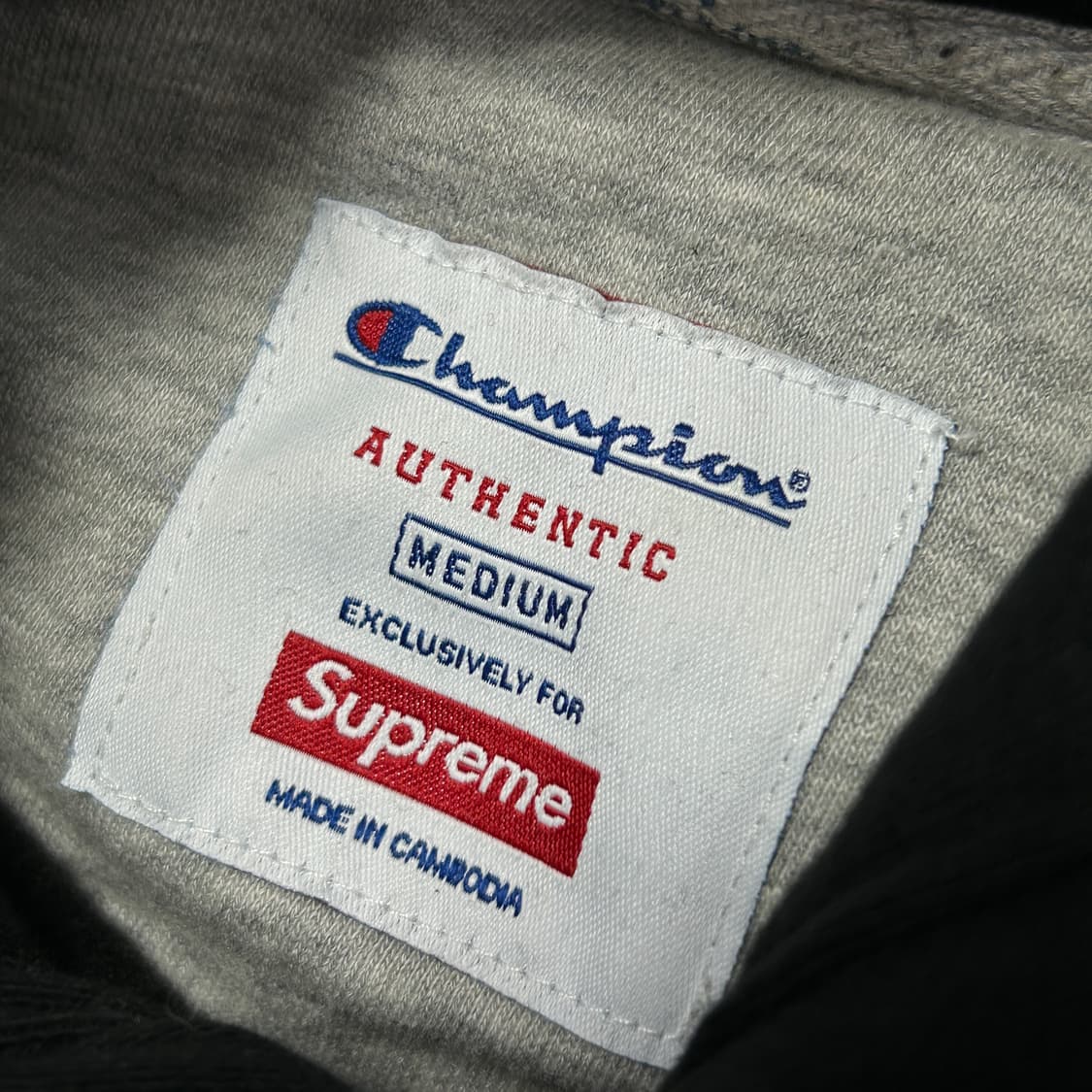 슈프림 챔피온 콜라보 후드(M) 상품이미지2