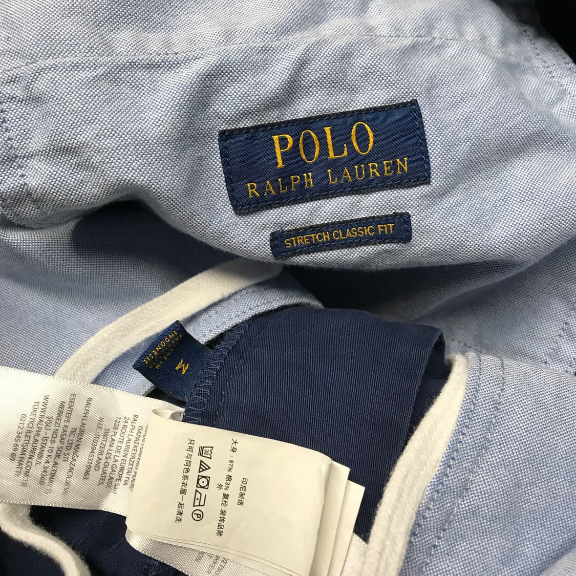 폴로 랄프로렌 밴딩 팬츠 네이비 M 상품이미지6