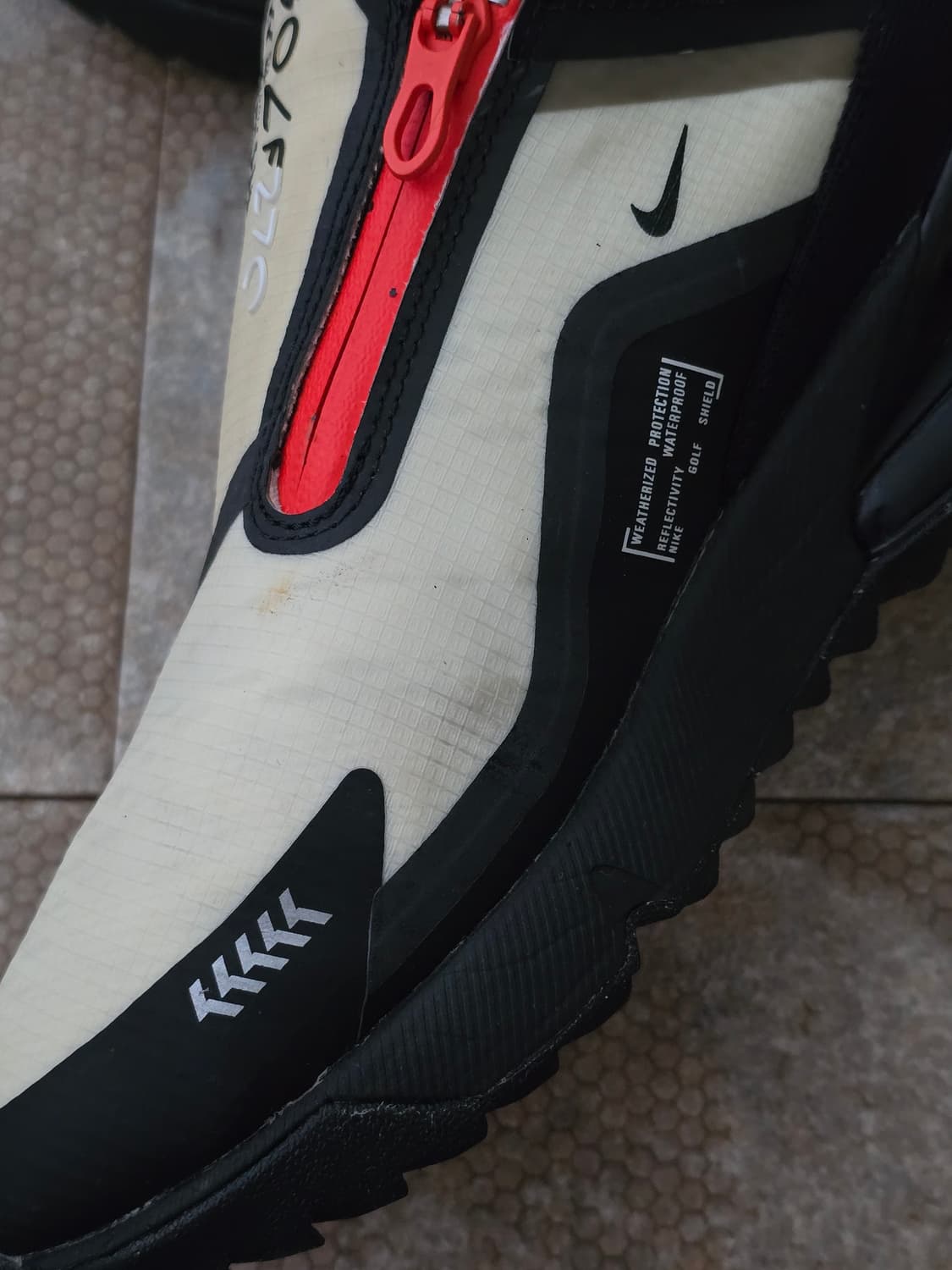(240)나이키 에어맥스 270 g 쉴드 블랙 화이트 골프화 운동화 상품이미지7
