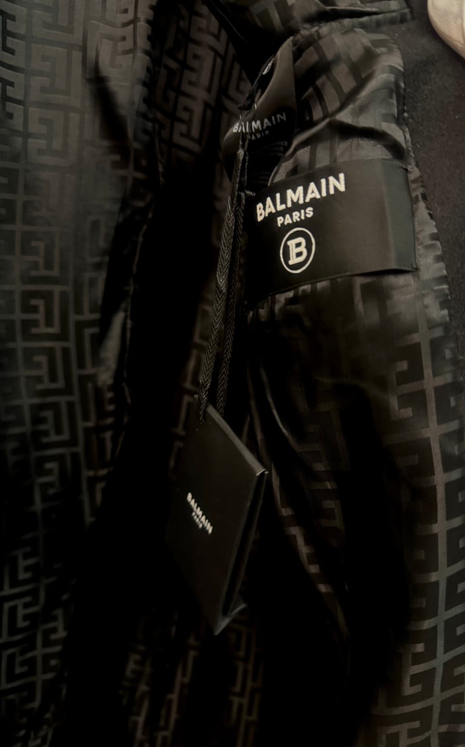 balmain 발망 남성 더블 브레스드 오버핏 버진울 코트 상품이미지6