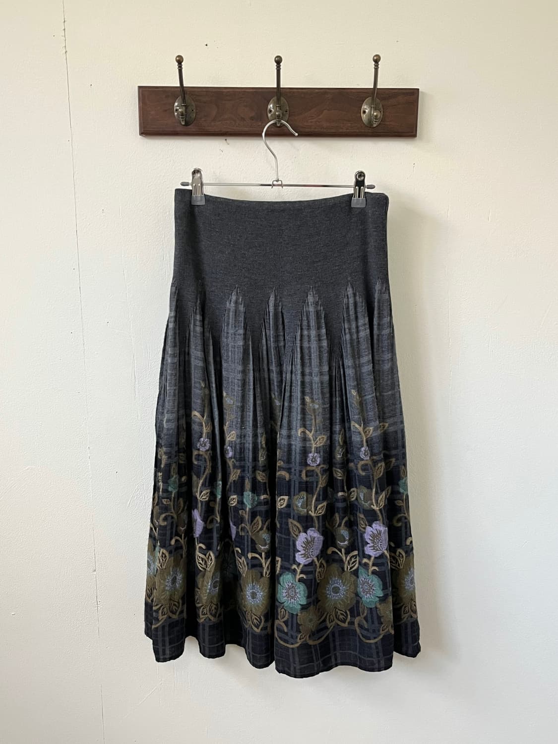 papiral 밴딩 아트 플라워 스커트 상품이미지3