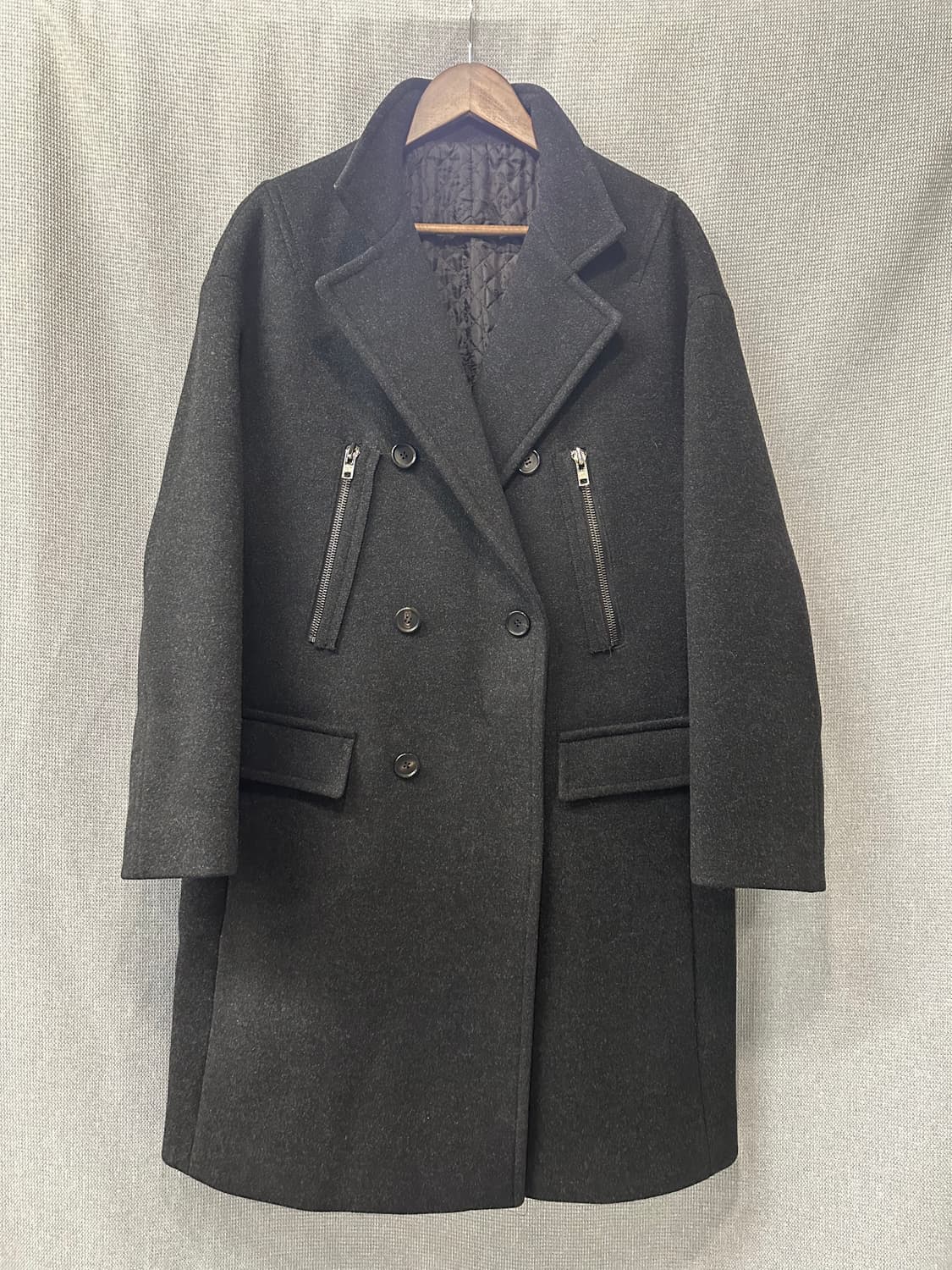 SYSTEM 시스템옴므 울 블렌드 코트 상품이미지1