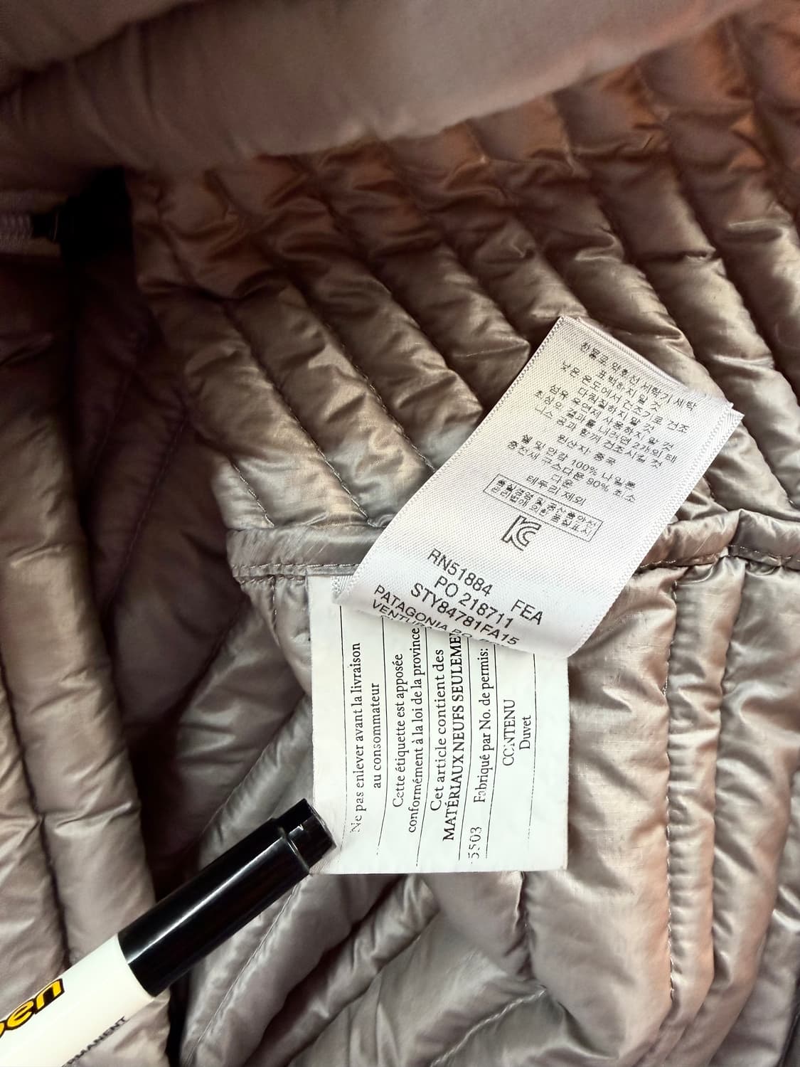 M/ 파타고니아 빈티지 슈퍼라이트 구스 조끼패딩 상품이미지9