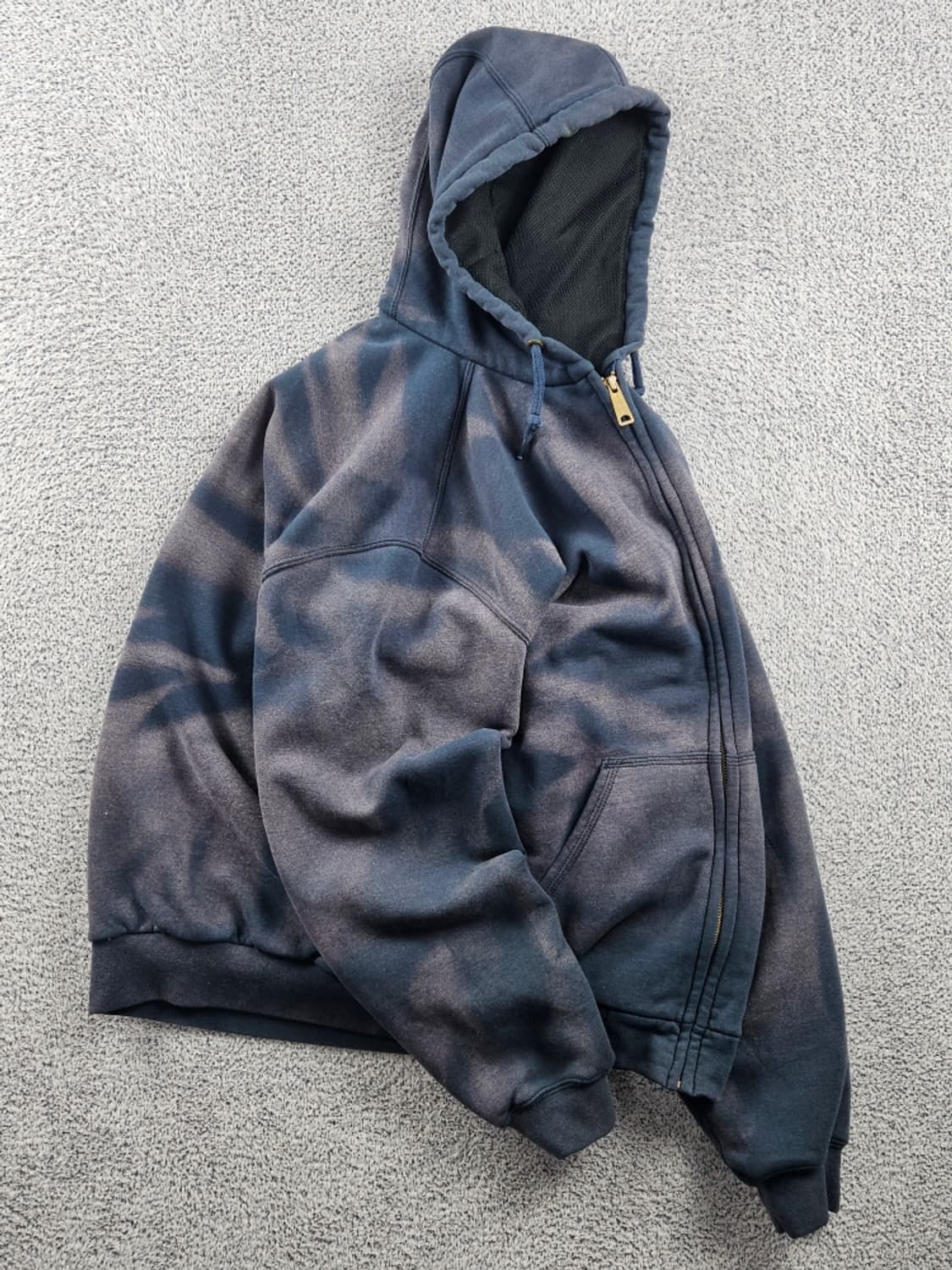 칼하트 다잉 워시드 커스텀 스웻 후드 집업 ( L ) / 10881 상품이미지4