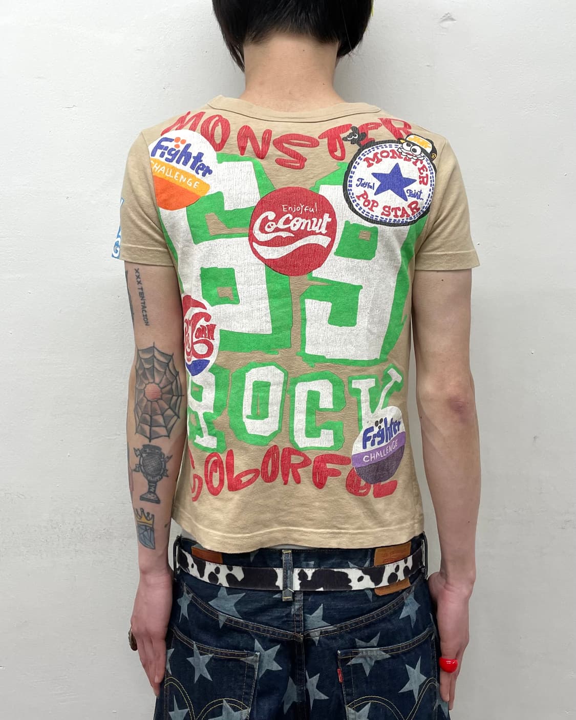 JAM Rock Tiger Dot Beige T-Shirt  상품이미지2