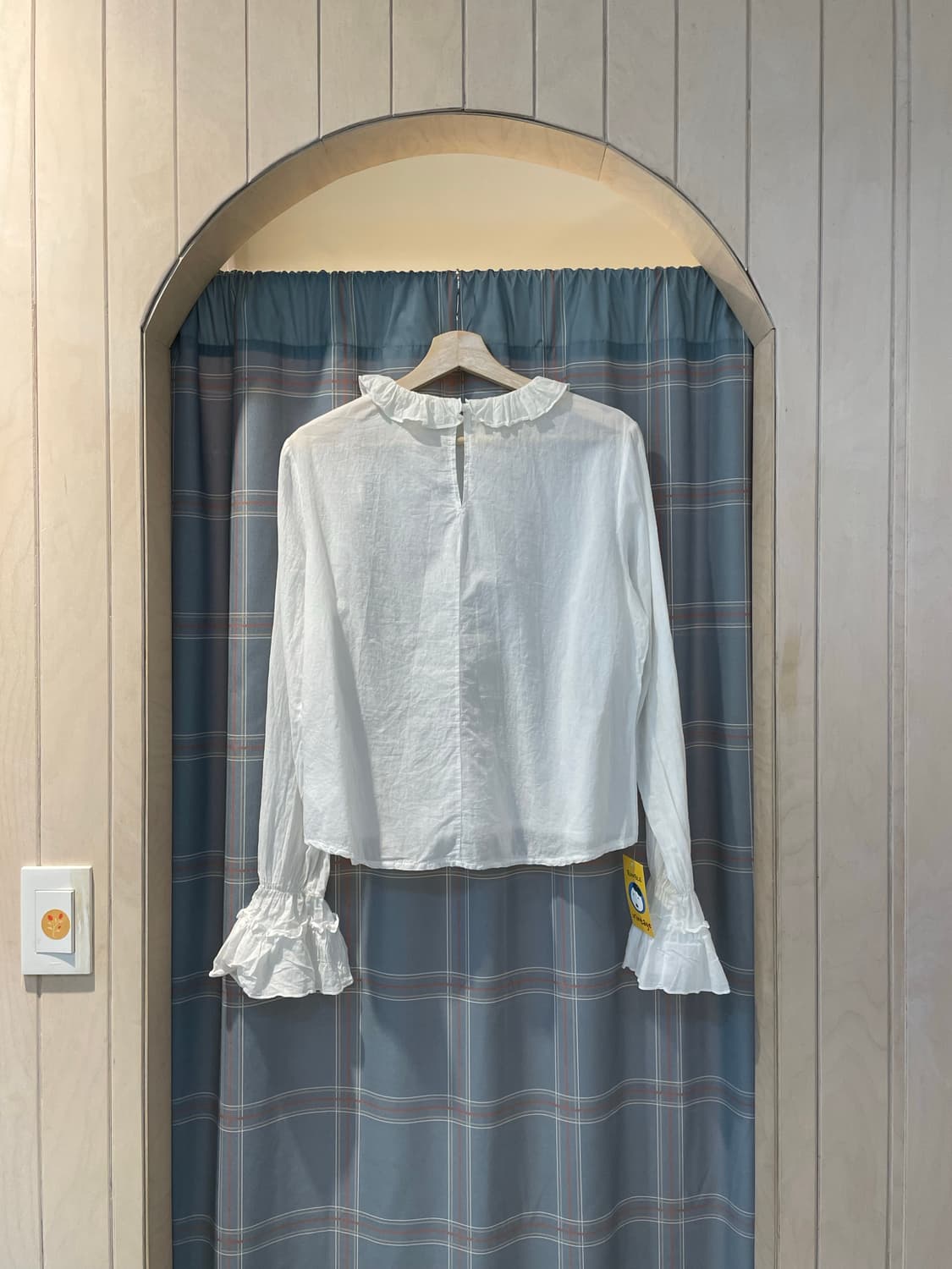 일본빈티지 러플 프릴블라우스 상품이미지6