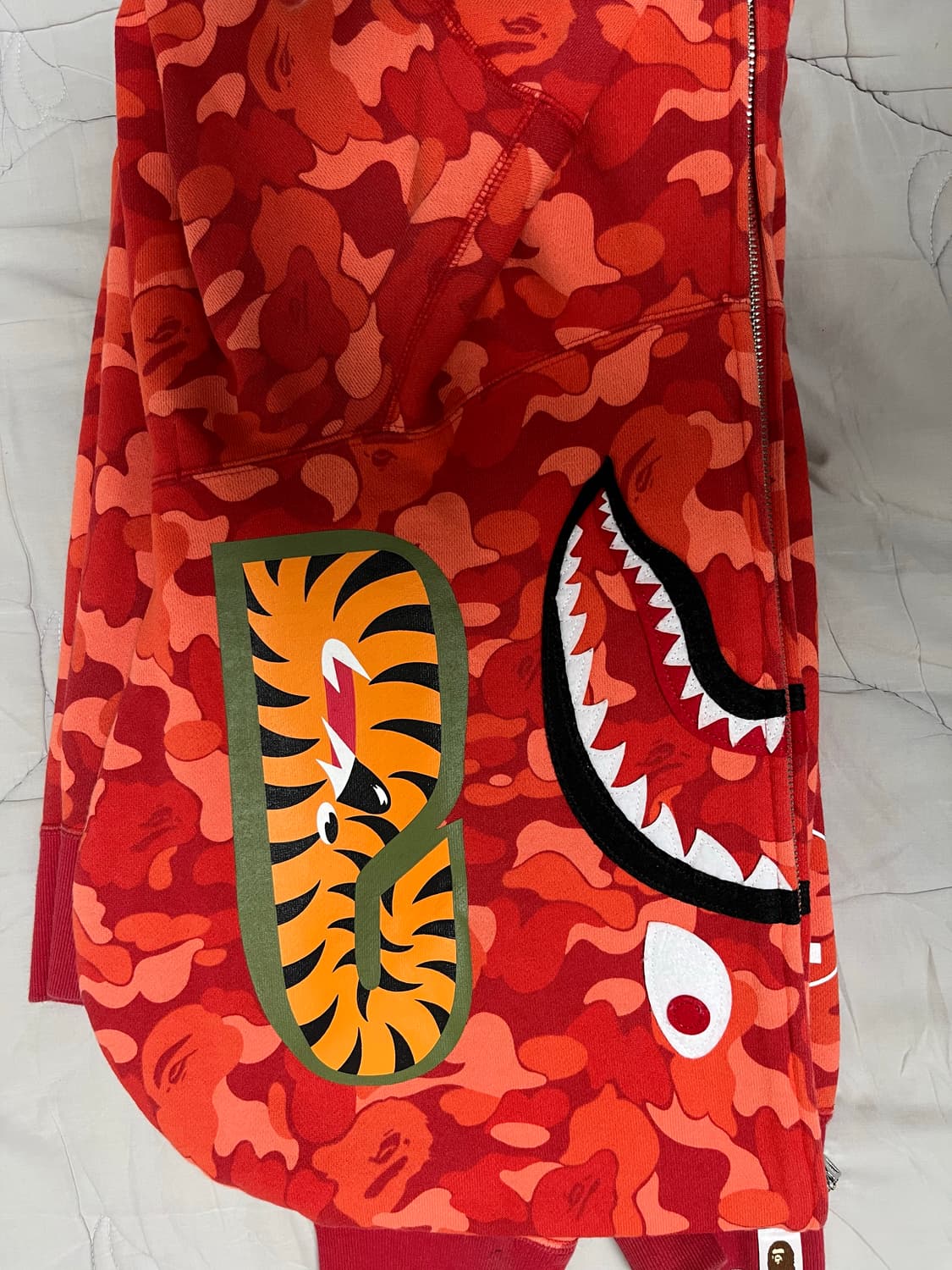 청담 베이프 샤크후드-L (풀구성,상태최상) 상품이미지6