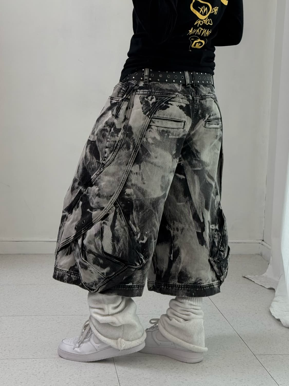 BLR 마블 커브드 버뮤다 팬츠 상품이미지3