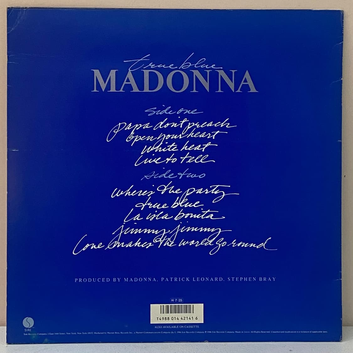 (LP) Madonna - True Blue 상품이미지2