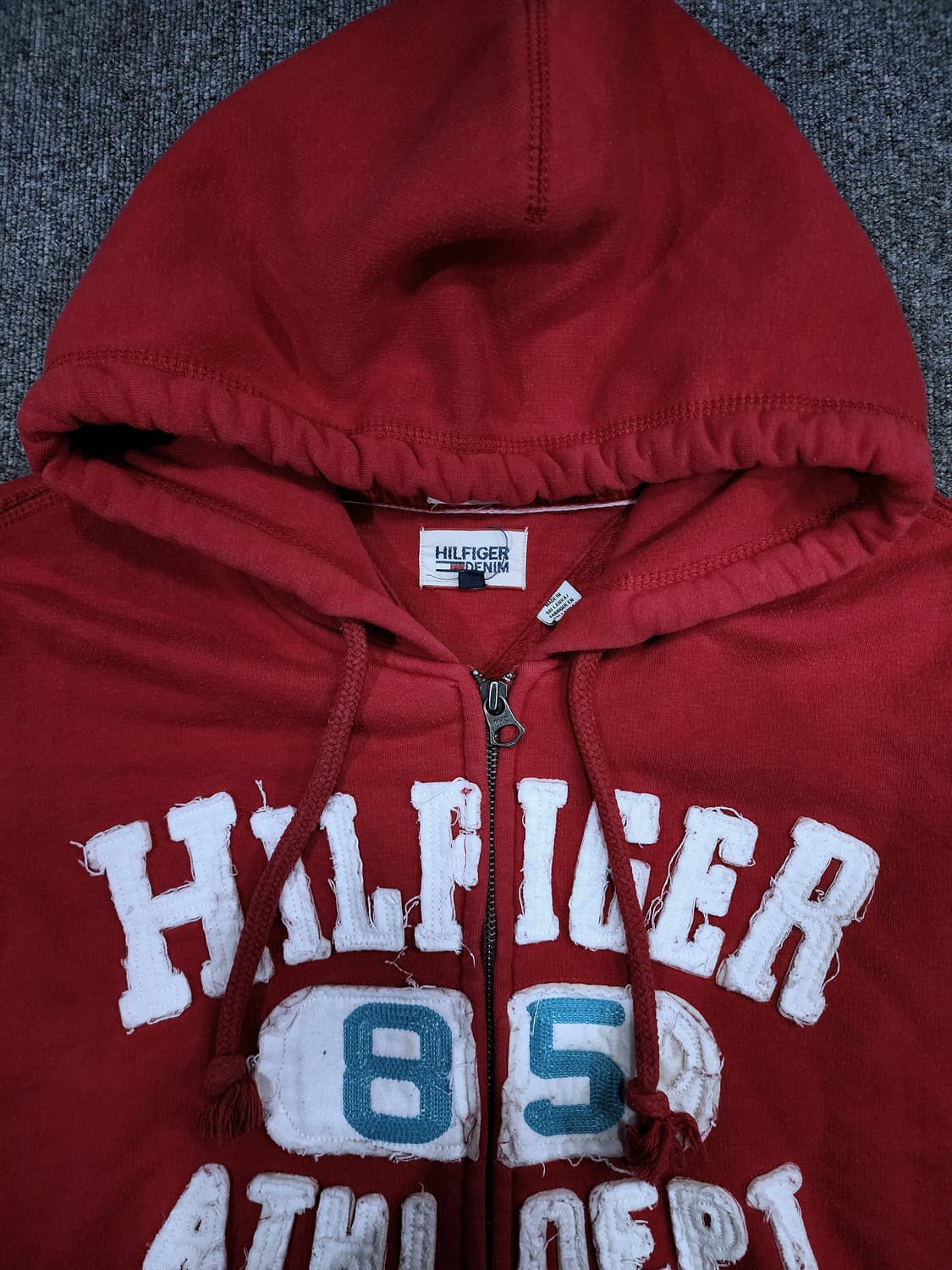 타미힐피거 빈티지 스펠로고 후드집업 XL 상품이미지4