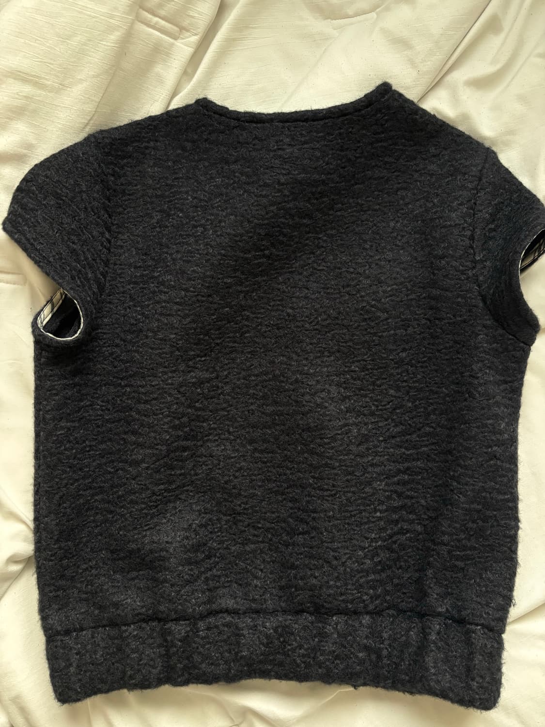 콜로신스 반팔 니트Grandmas Button Knit Vest Navy 상품이미지4