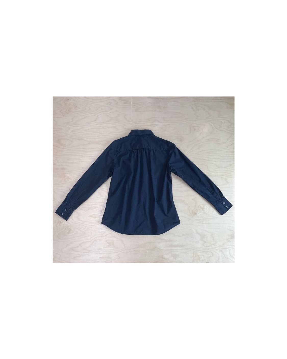 빈티지 유니클로 블랙 셔링 셔츠 상품이미지2