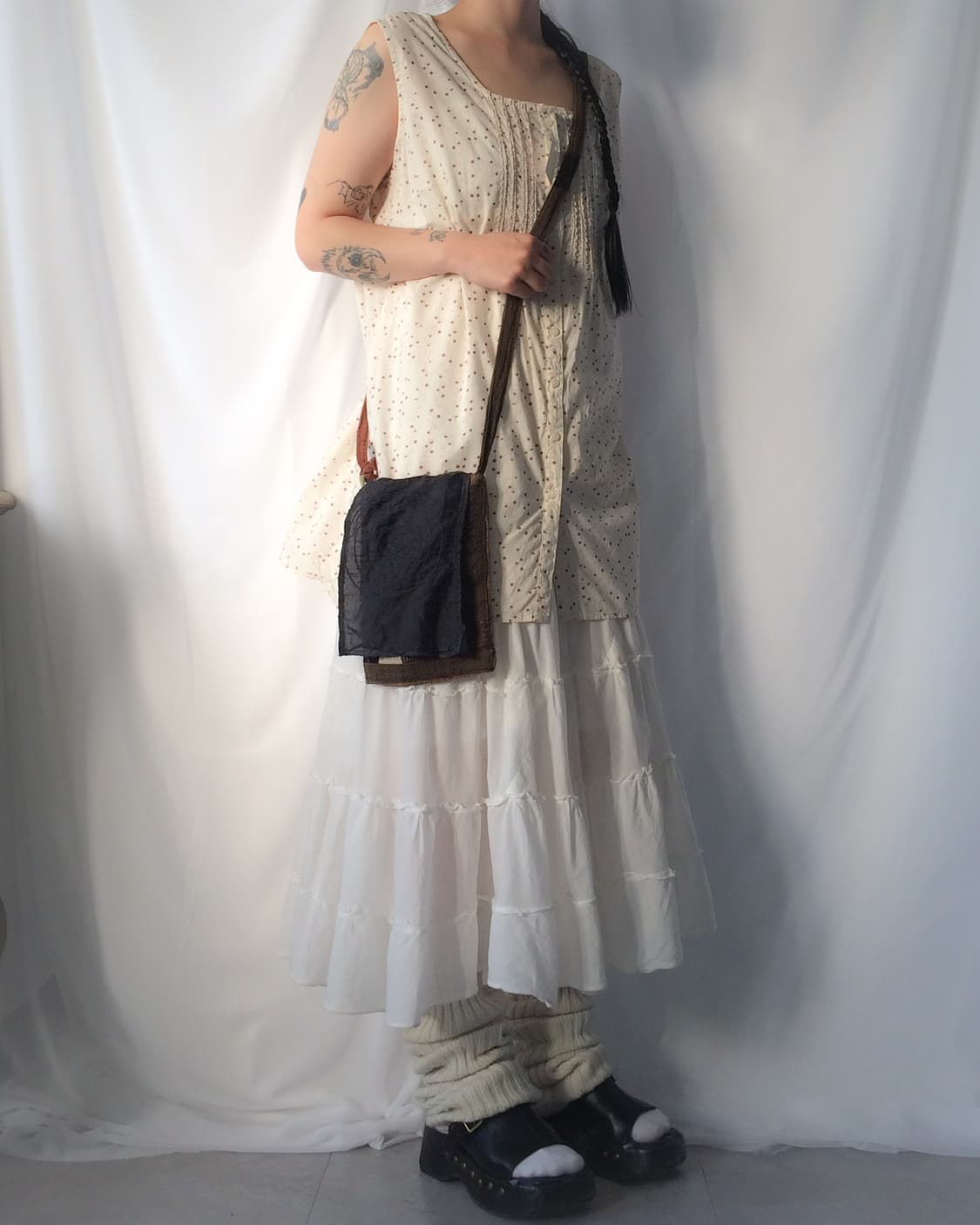 Dot pattern sleeveless 상품이미지6